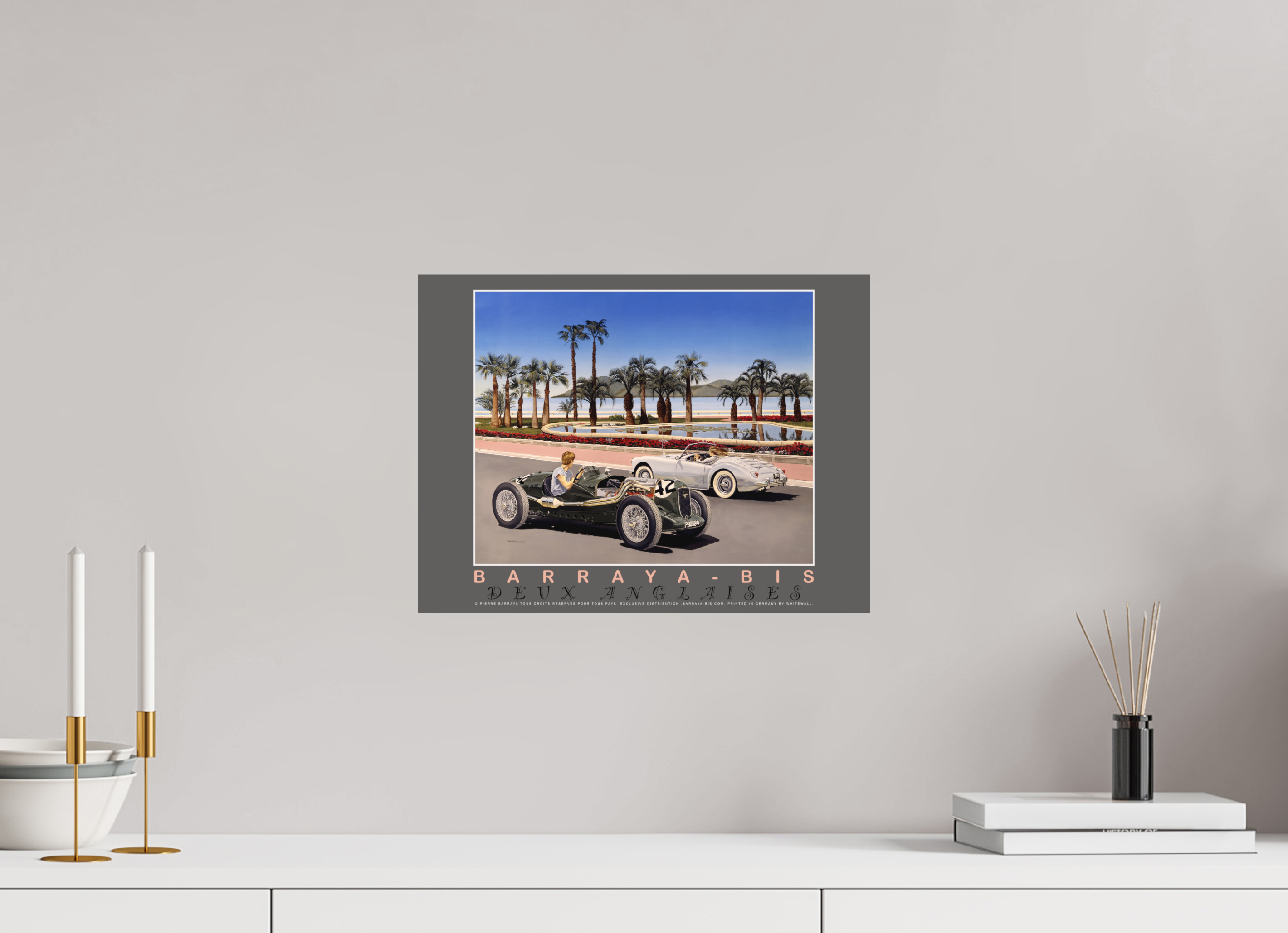 40 x 30 cm, sur papier mat Affiche Deux anglaises.