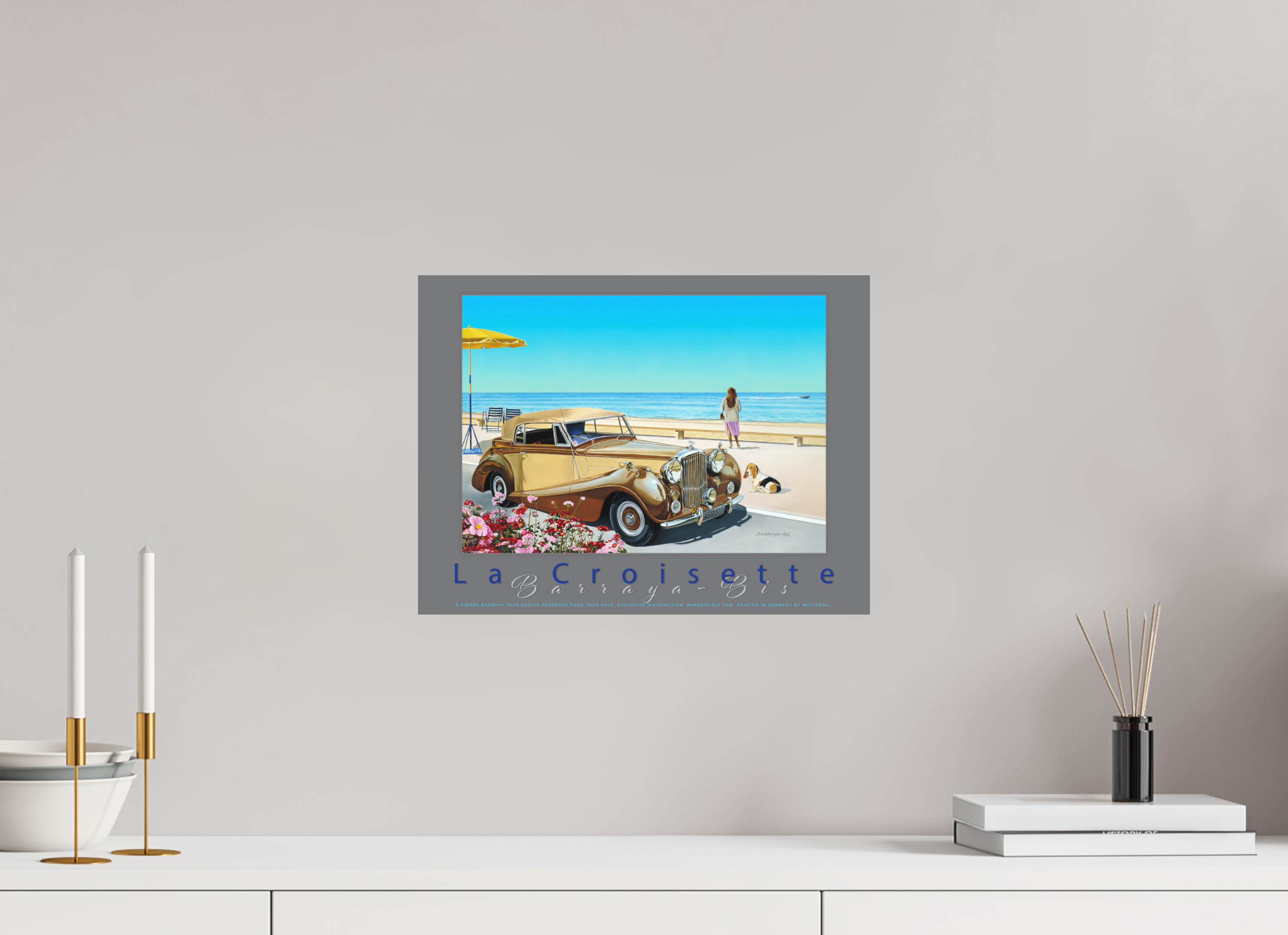 40 x 30 cm, sur papier mat Poster La Croisette.