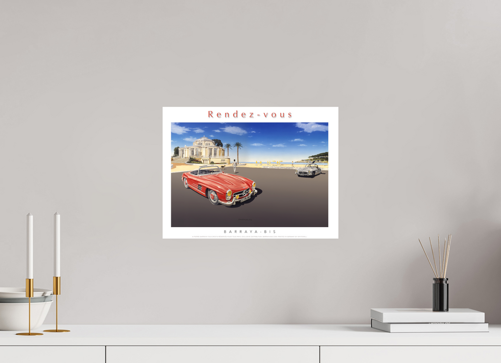 40 x 30 cm, sur papier mat Affiche Rendez-vous.