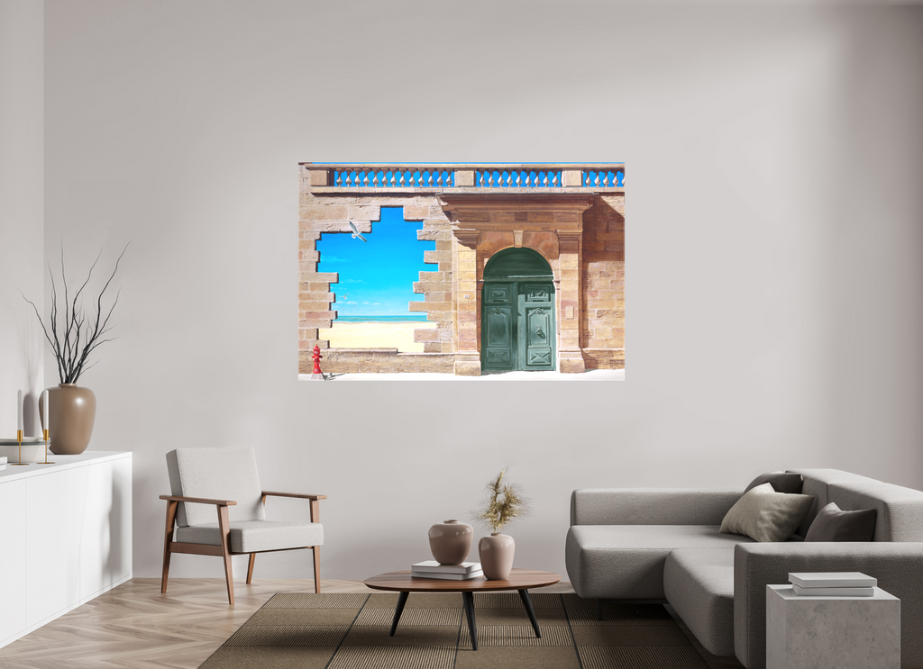 180 x 120 cm, Toile mate sur châssis 2cm Imagine en grand.