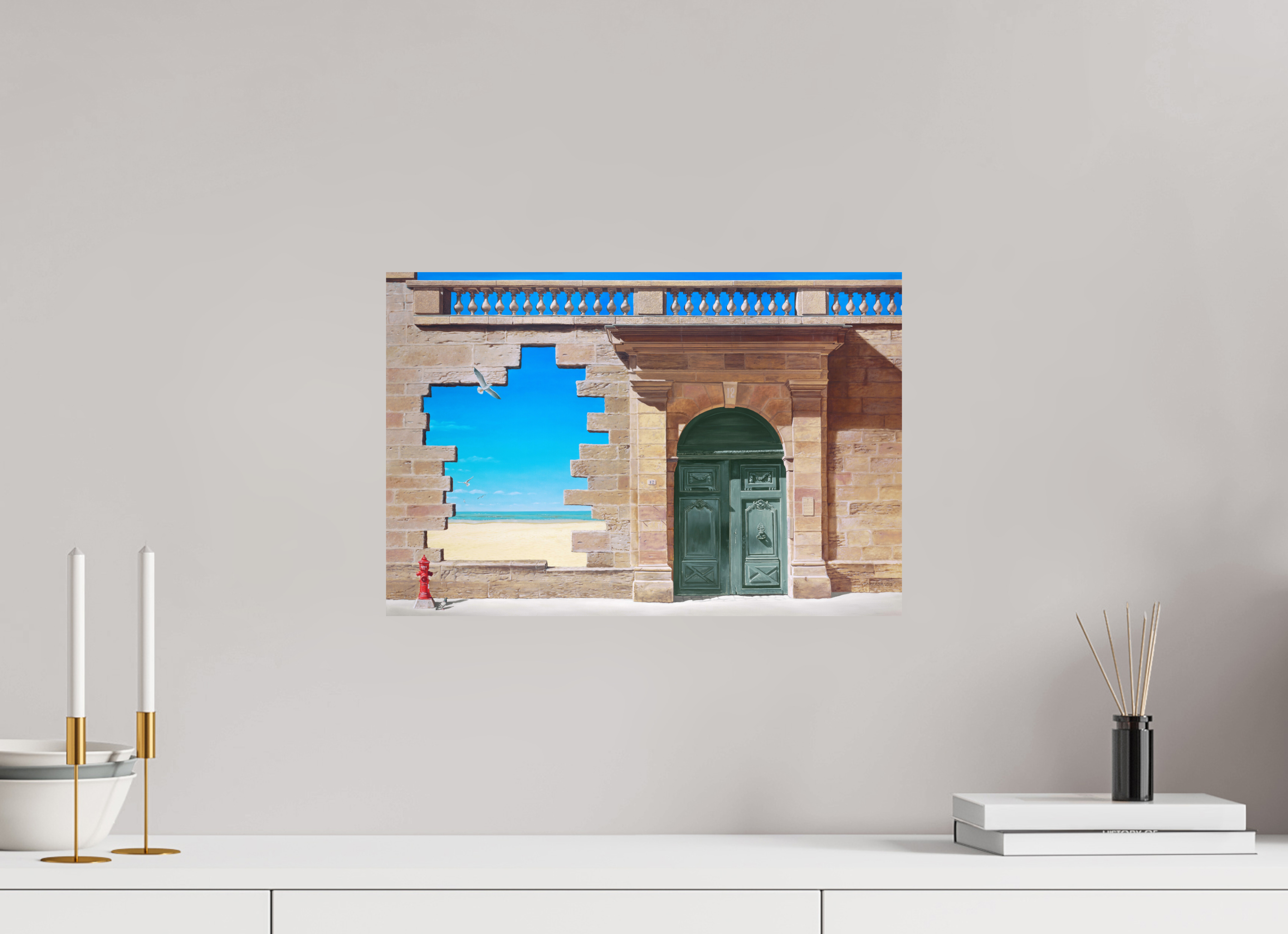 45 x 30 cm, Sur alu Dibond mat Imagine.