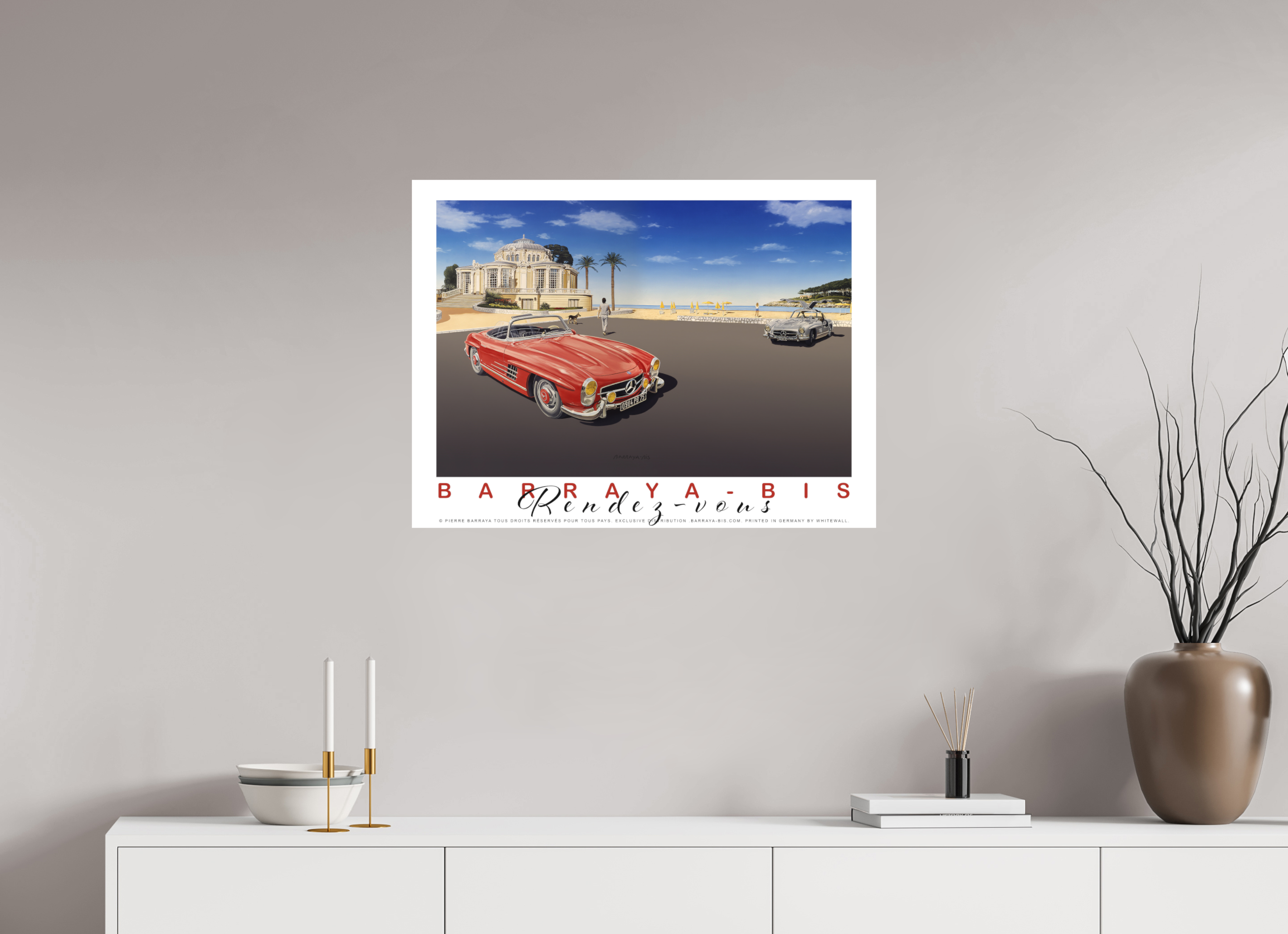 80 x 60 cm, sur papier mat Affiche Rendez-vous.