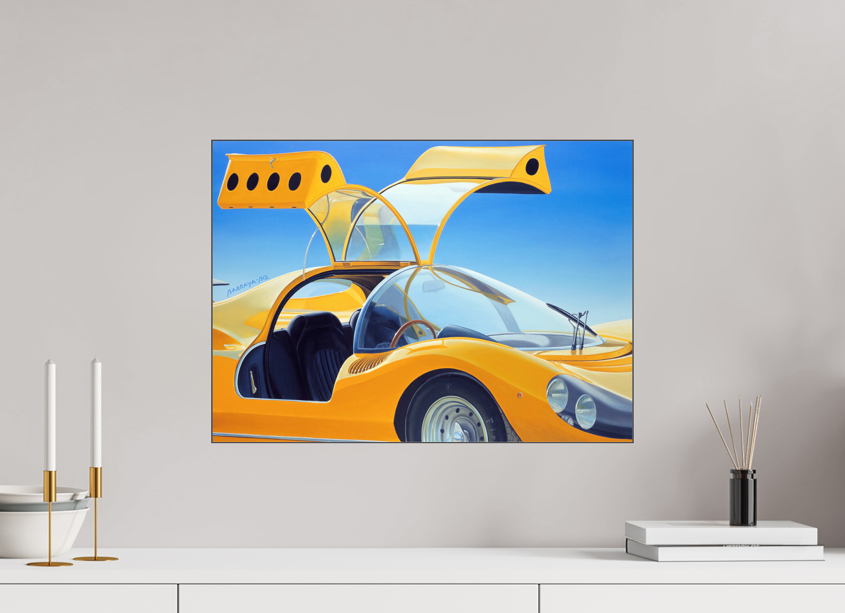 Auto-portrait-Ferrari-butterfly.