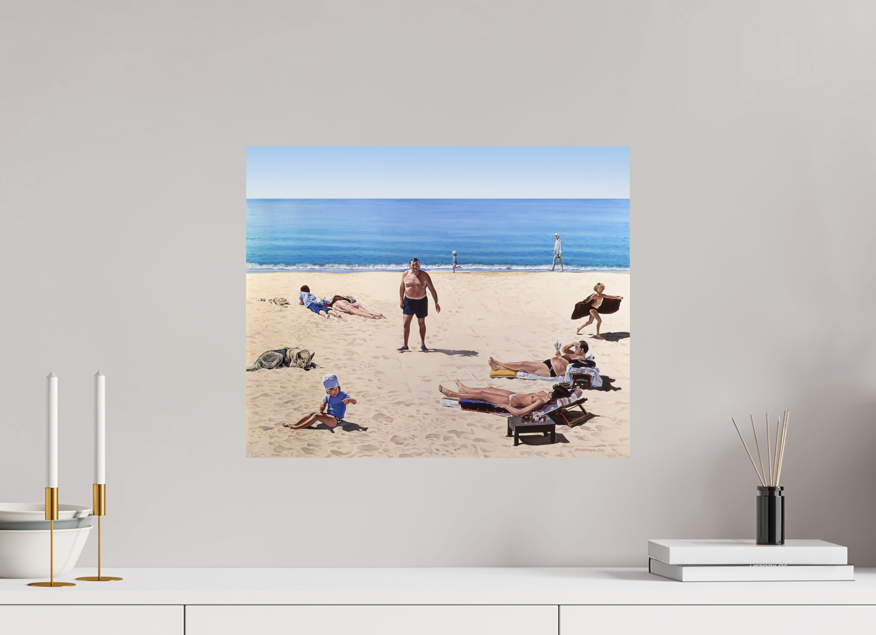 49,2 x 40 cm, Sur alu Dibond mat Bronzette.