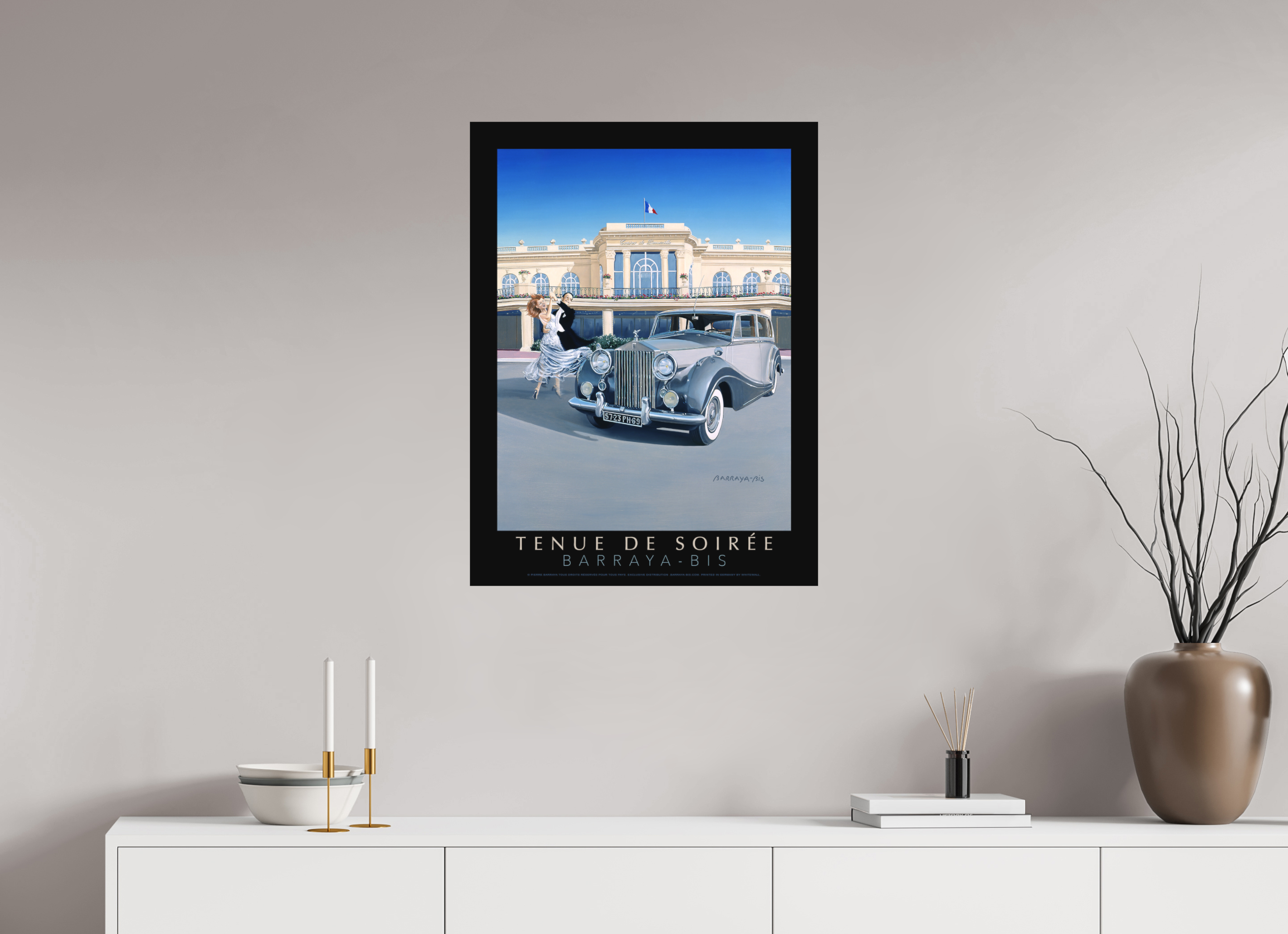 60 x 80 cm, sur papier mat Affiche Tenue de soirée.