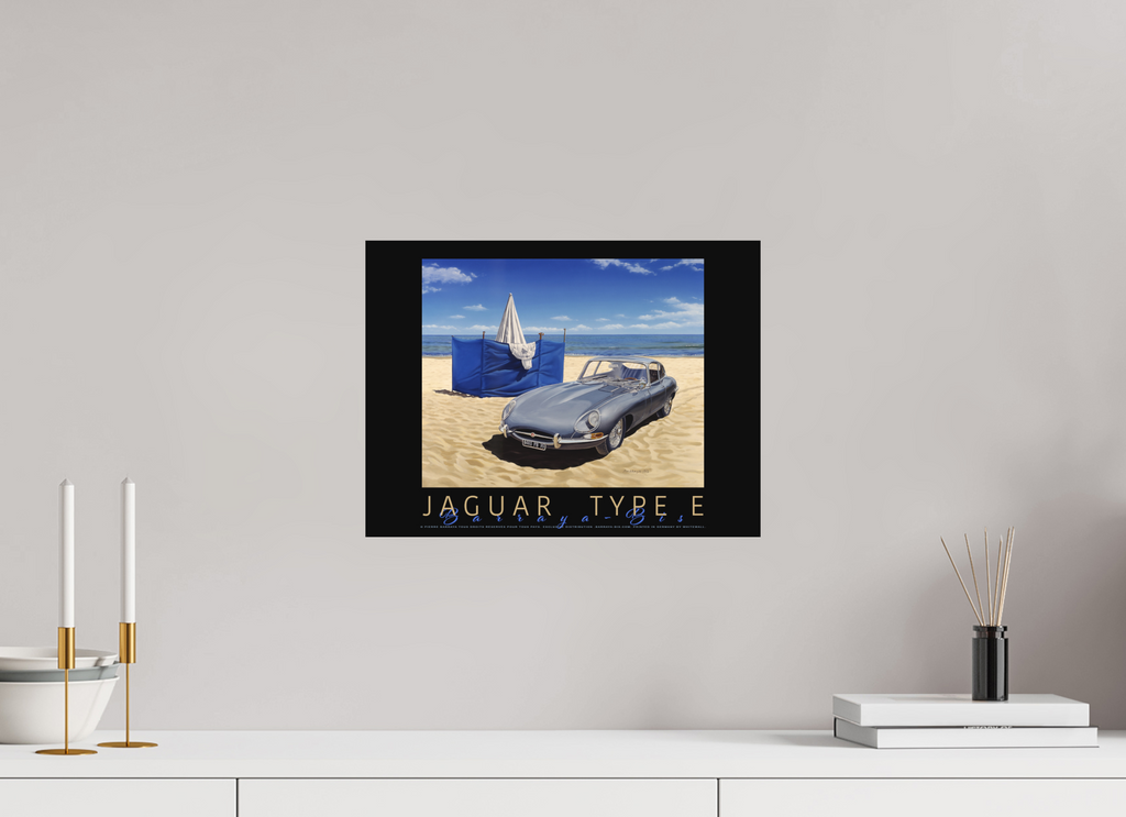 40 x 30 cm, sur papier mat Affiche Jag Type-E