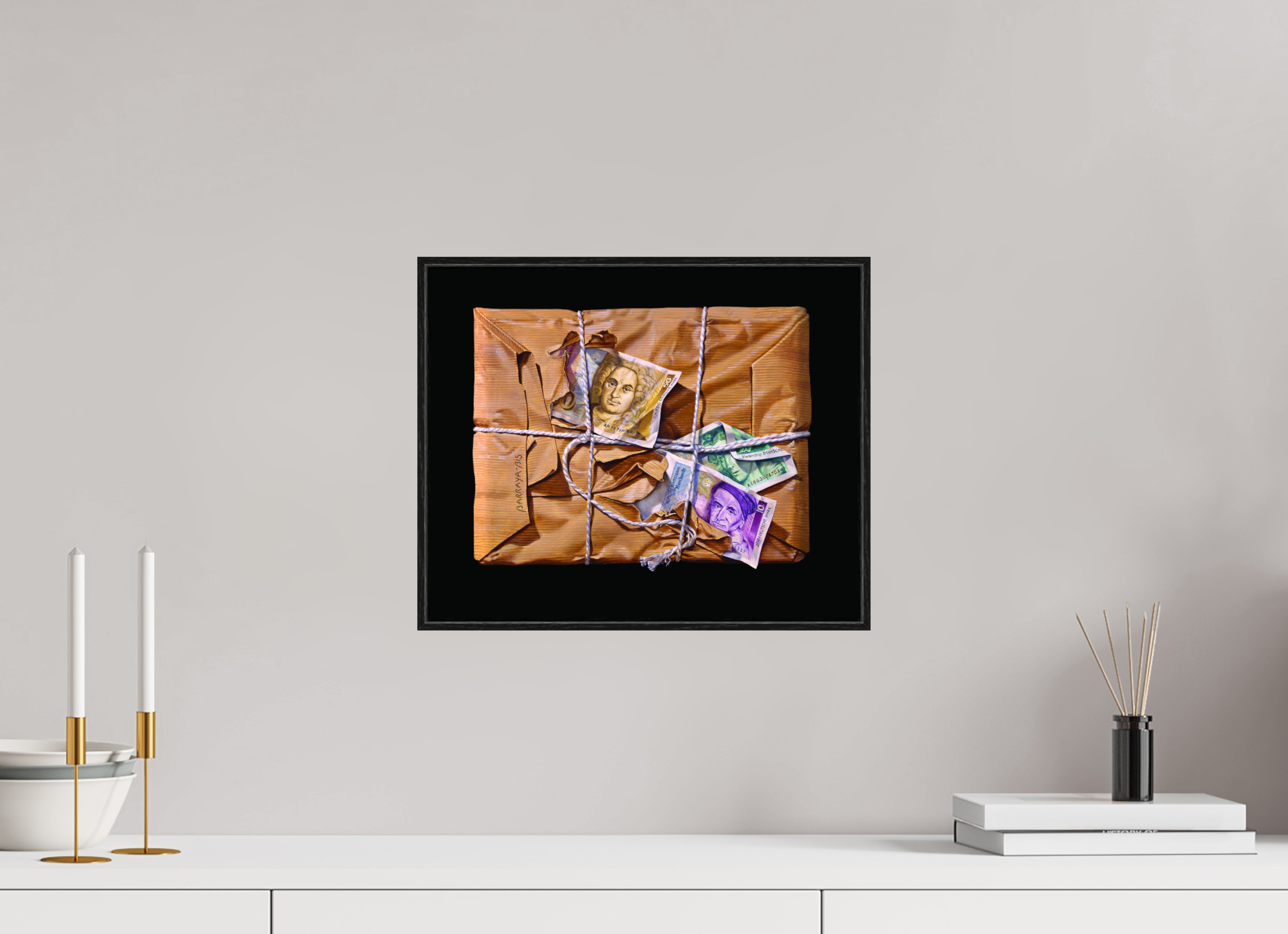 Some marks. (Démarque )