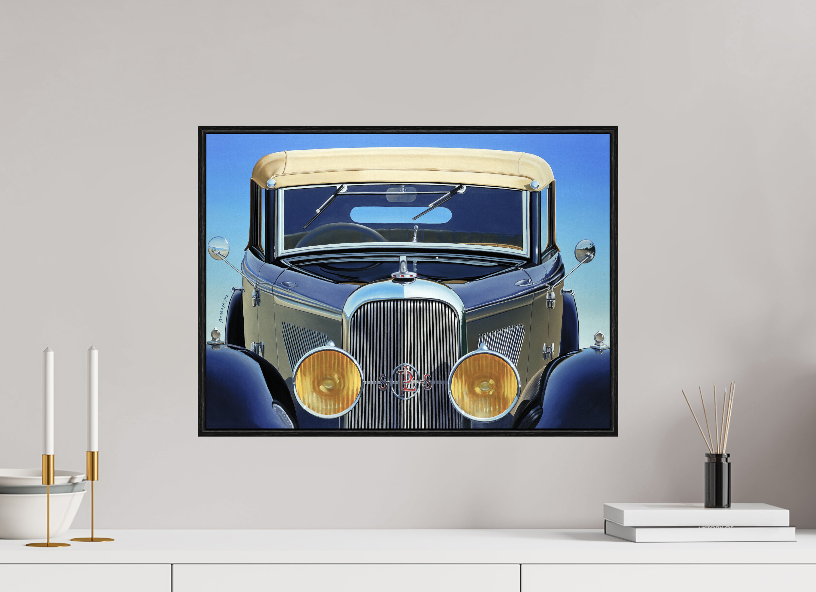 Auto-portrait Panhard .