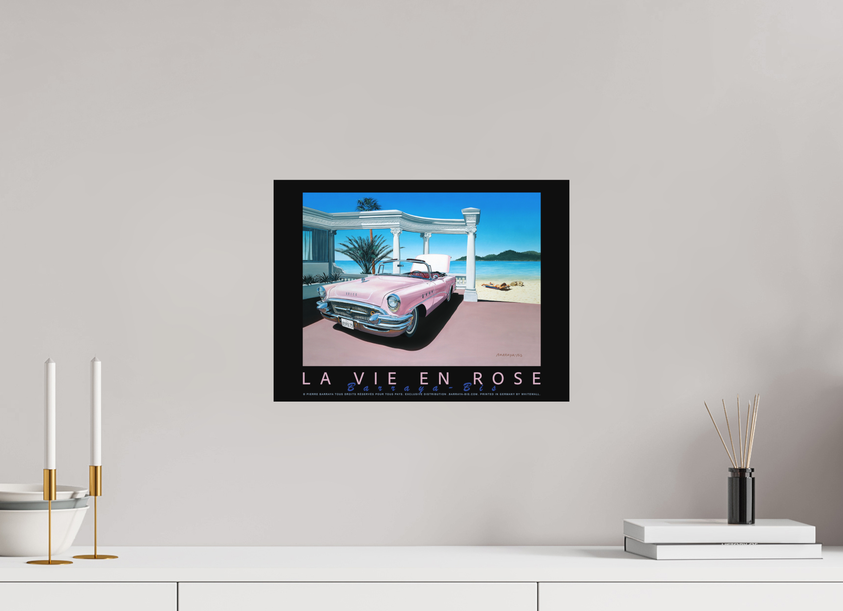 40 x 30 cm, sur papier mat Poster La vie en rose.