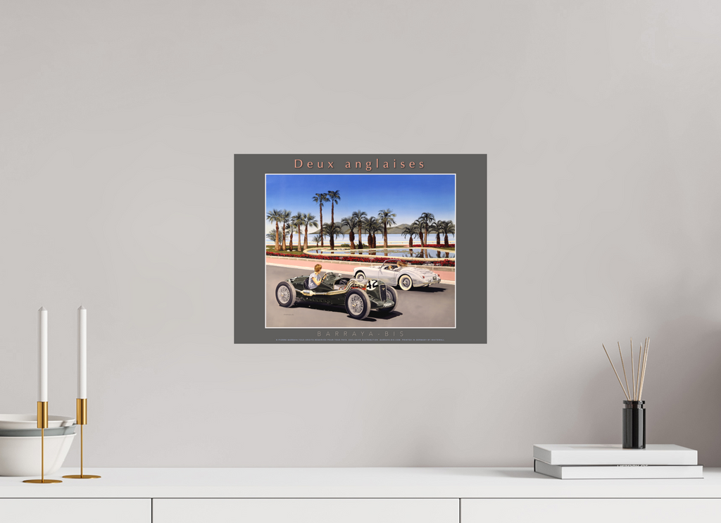 40 x 30 cm, sur papier mat Affiche Deux anglaises.