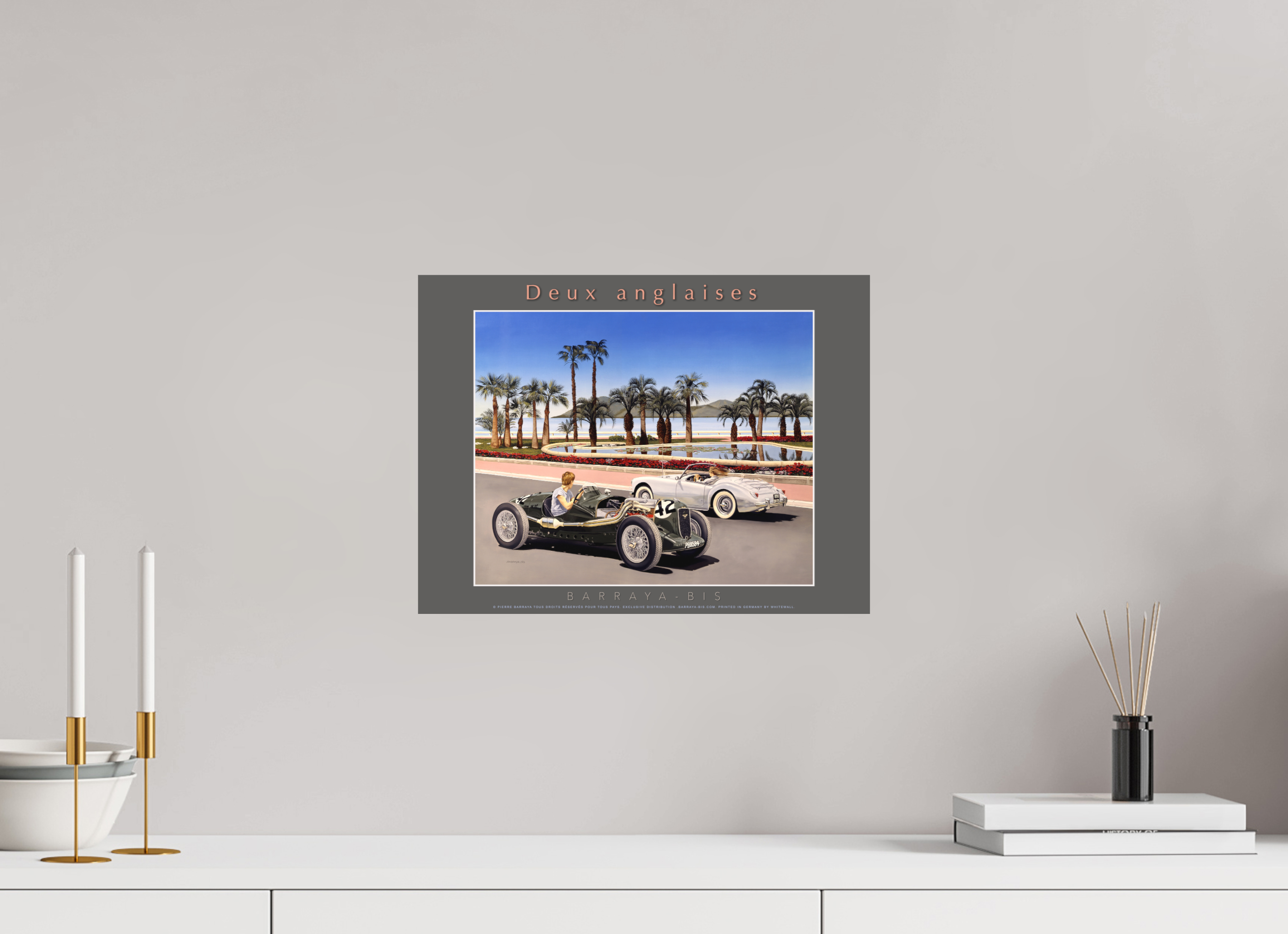 40 x 30 cm, sur papier mat Affiche Deux anglaises.