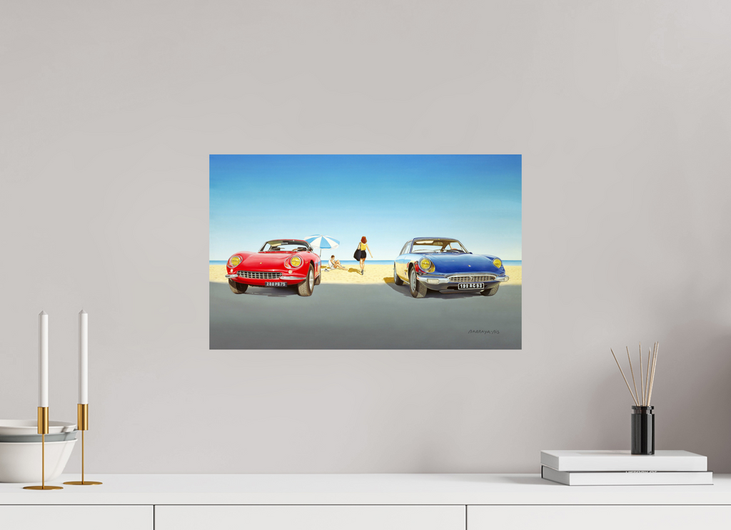 48 x 30 cm, Sur alu Dibond mat Ferrari-rêve.