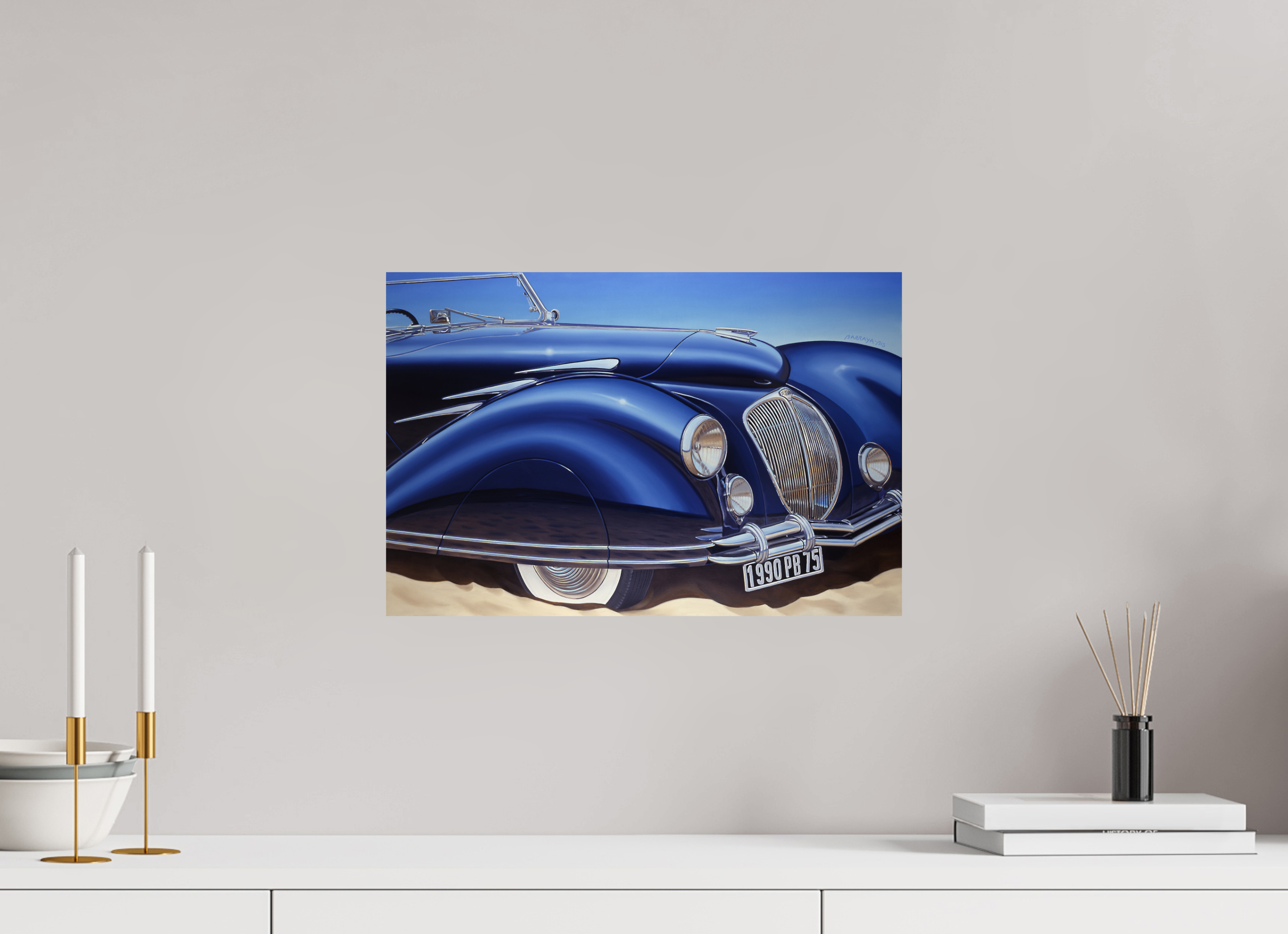 45 x 30 cm, Sur Alu Dibond Mat Auto-portrait Delahaye