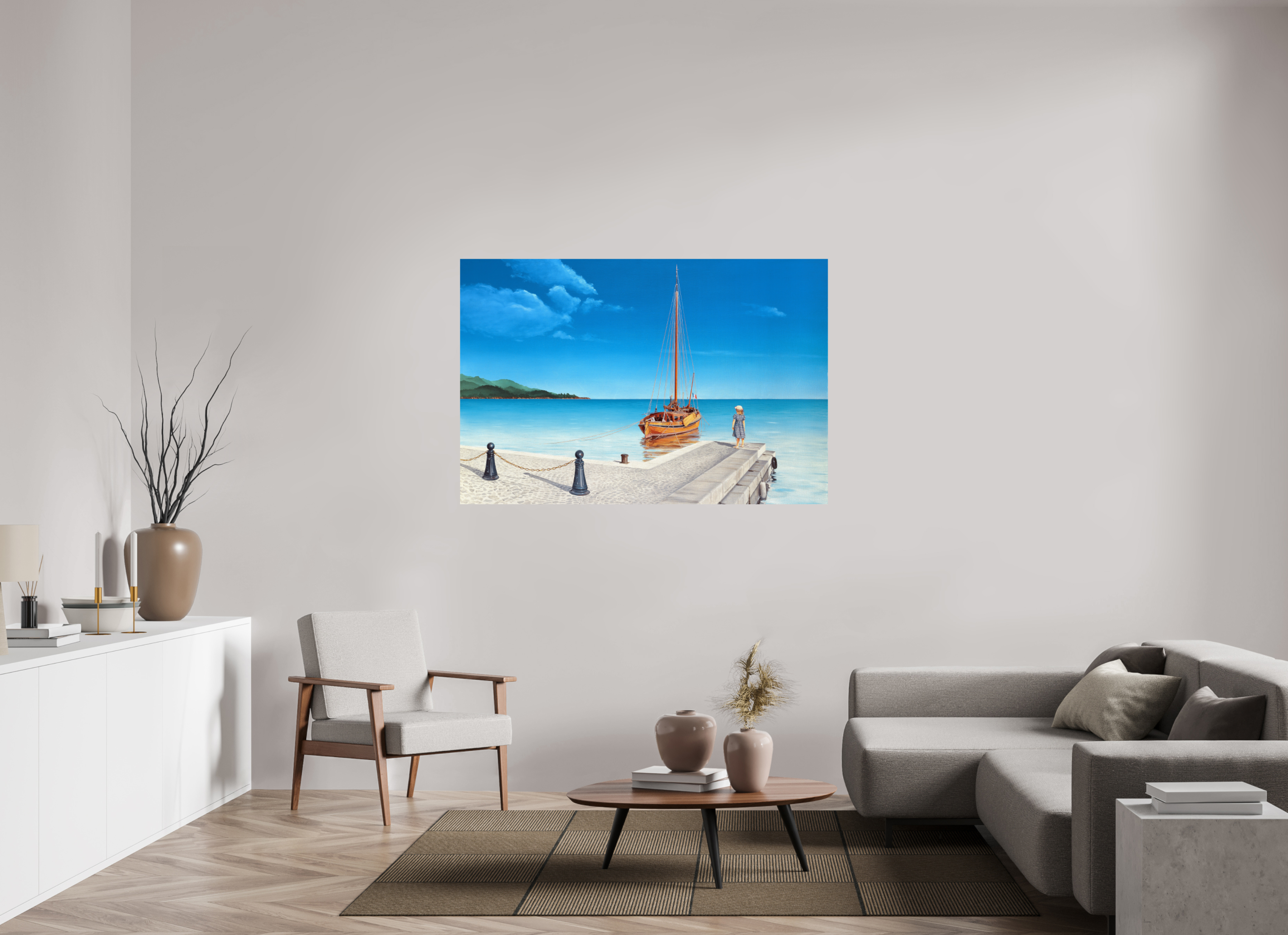 150 x 100 cm, Sur alu Dibond mat Trotse-Paw.