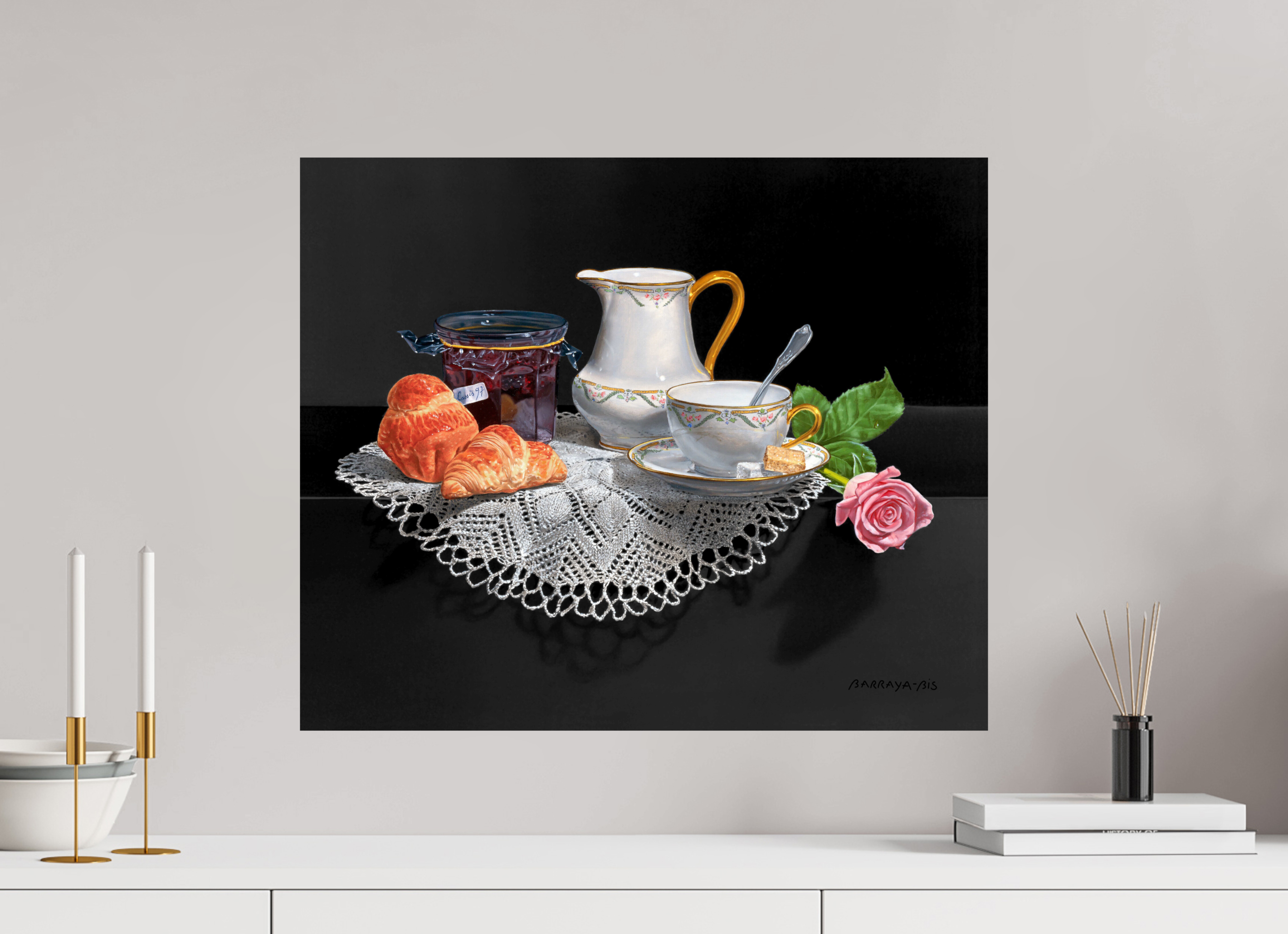 60 x 50 cm, Sur alu Dibond mat Bonjour Dijon.