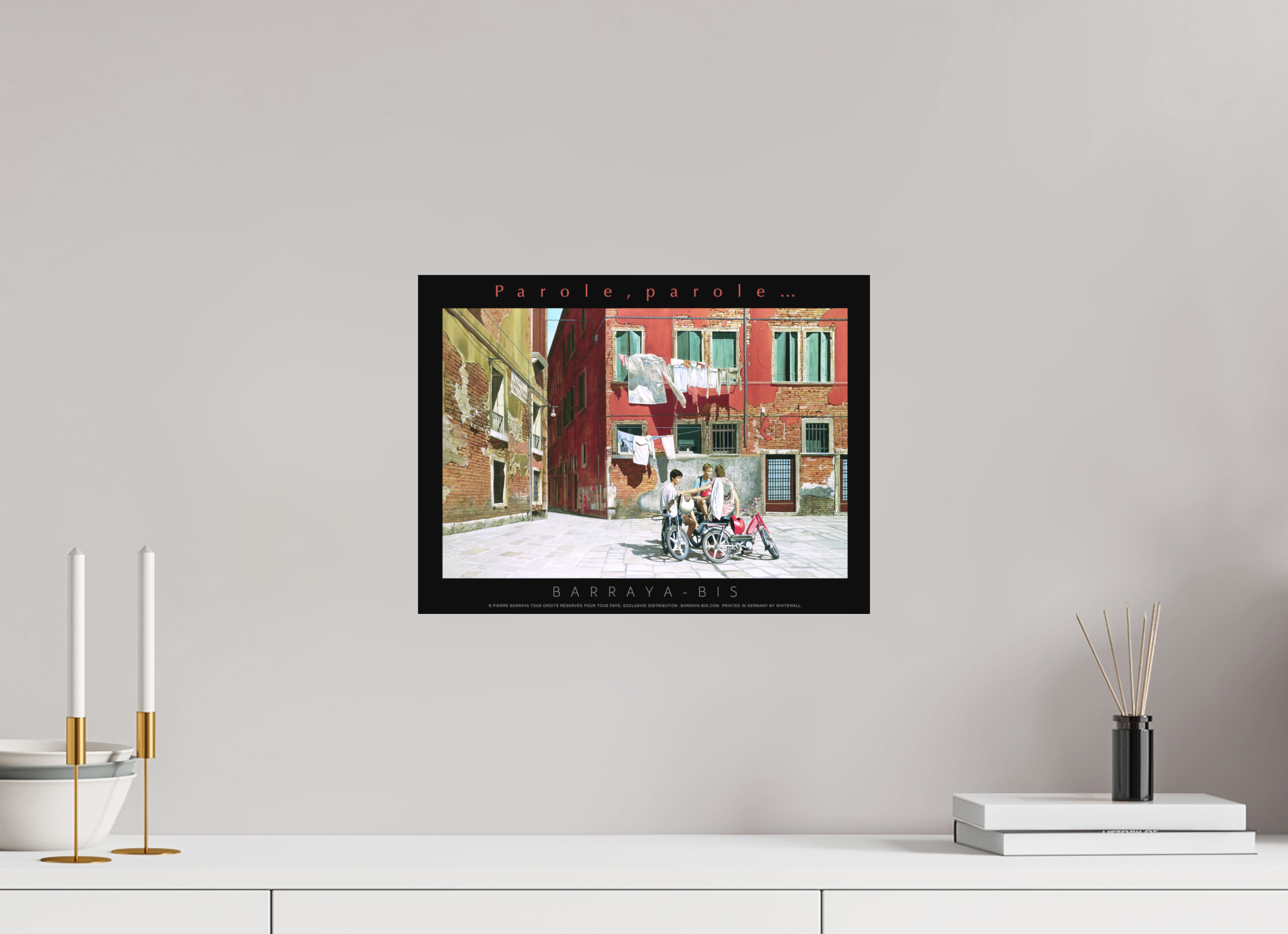 40 x 30 cm, sur papier mat Affiche Parole, parole…