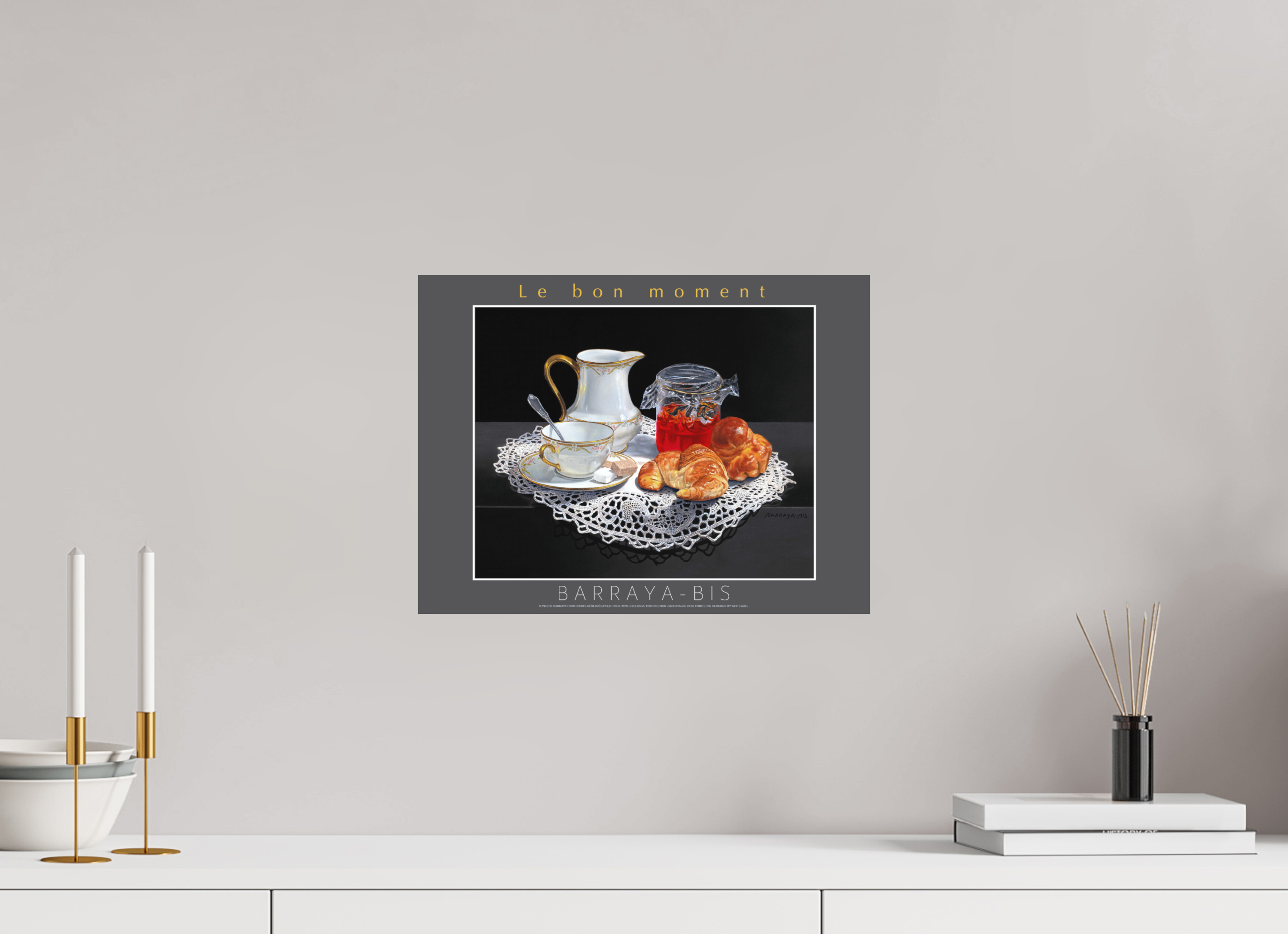 40 x 30 cm, sur papier mat Affiche Le bon moment