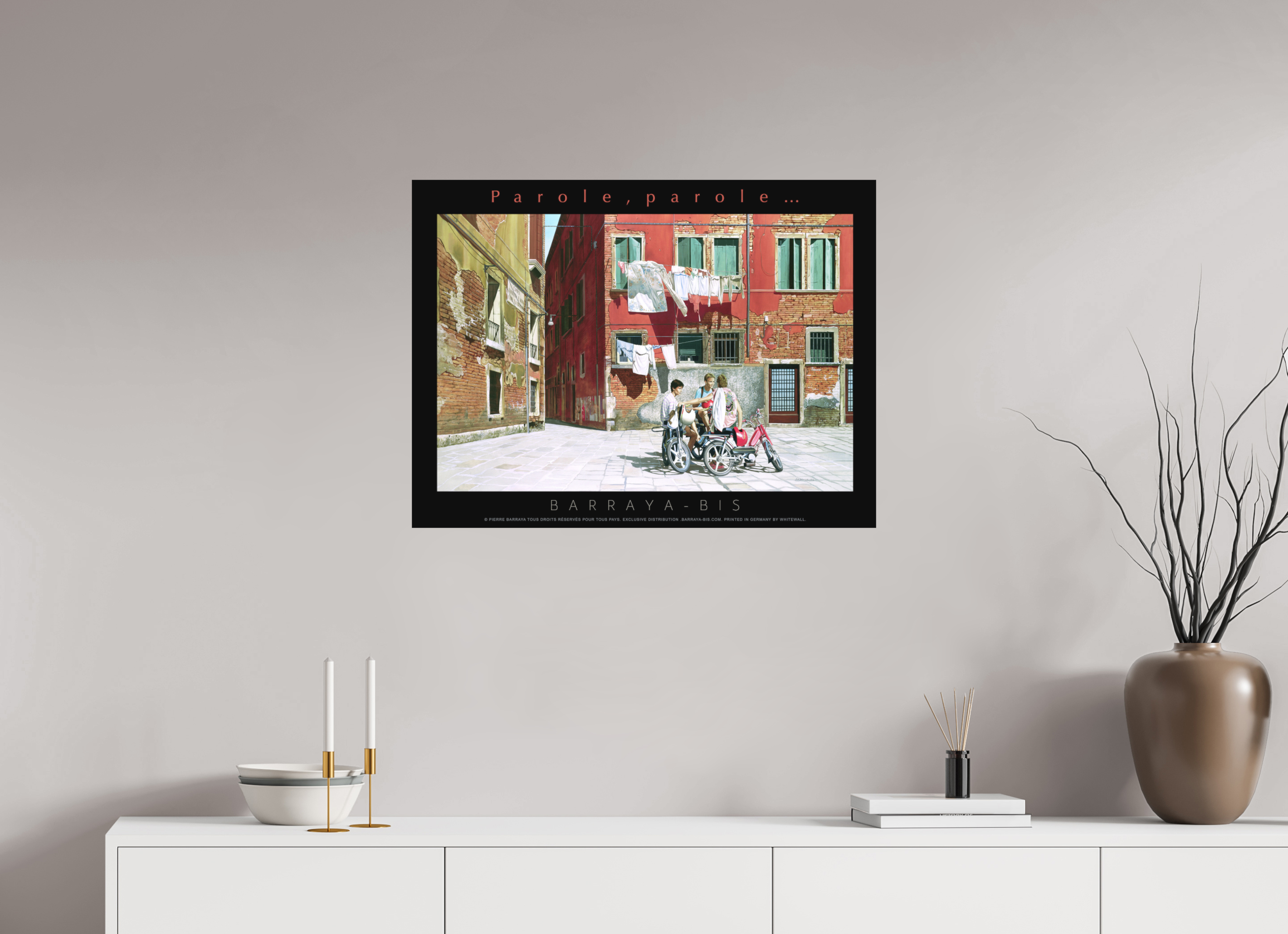 80 x 60 cm, sur papier mat Affiche Parole, parole…