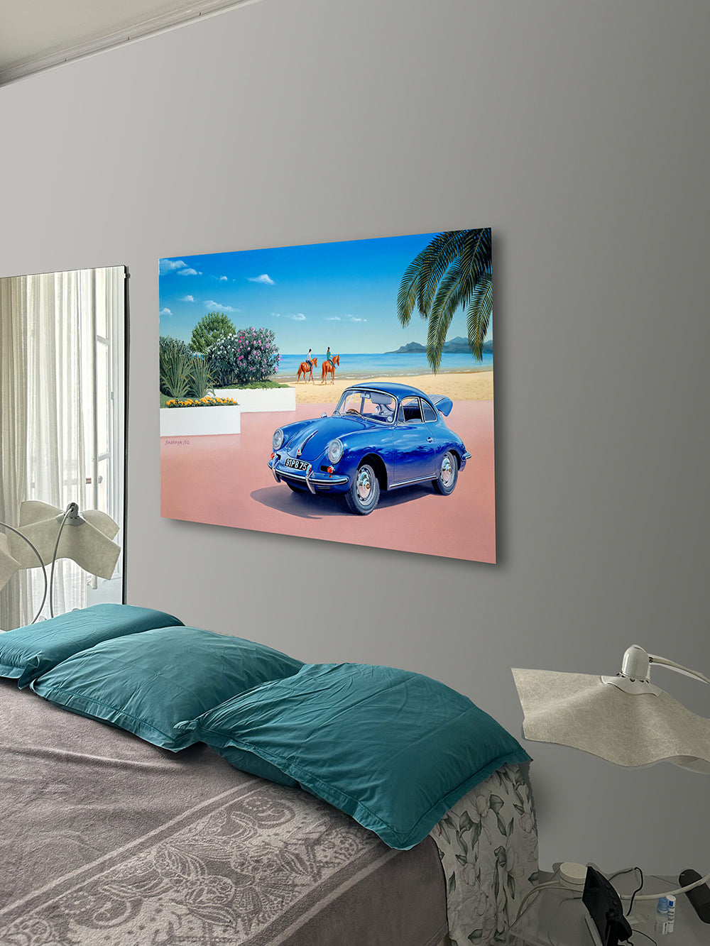 A_cheval_en_voiture._par_barraya-bis dans chambre. Imprimé en numérique HR