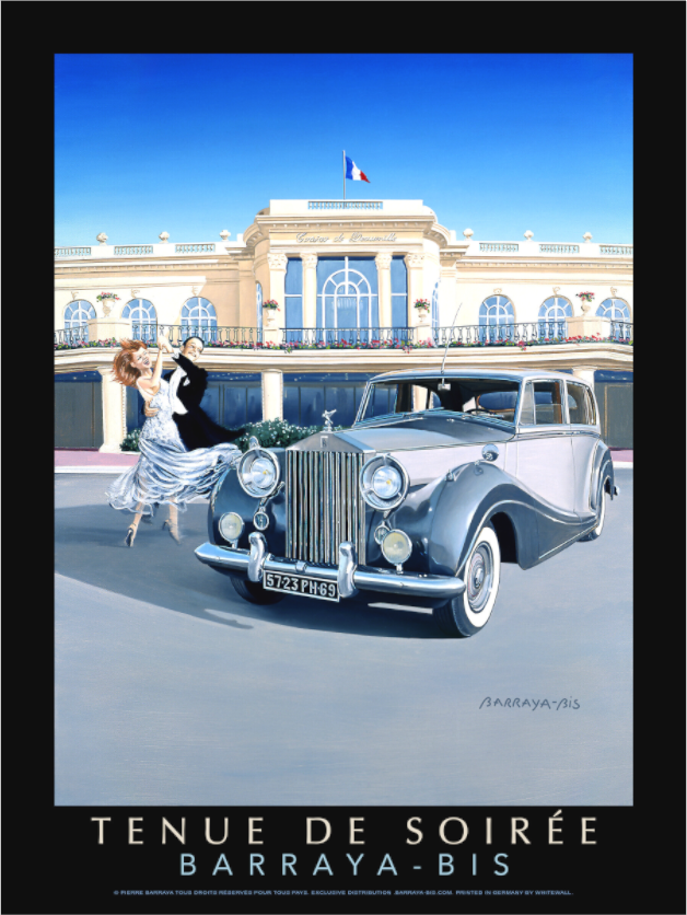 peinture de Pierre Barraya. Affiche Tenue de soirée.