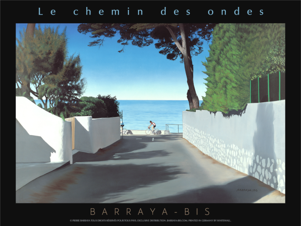 Affiche de Pierre Barraya Le chemin des ondes.