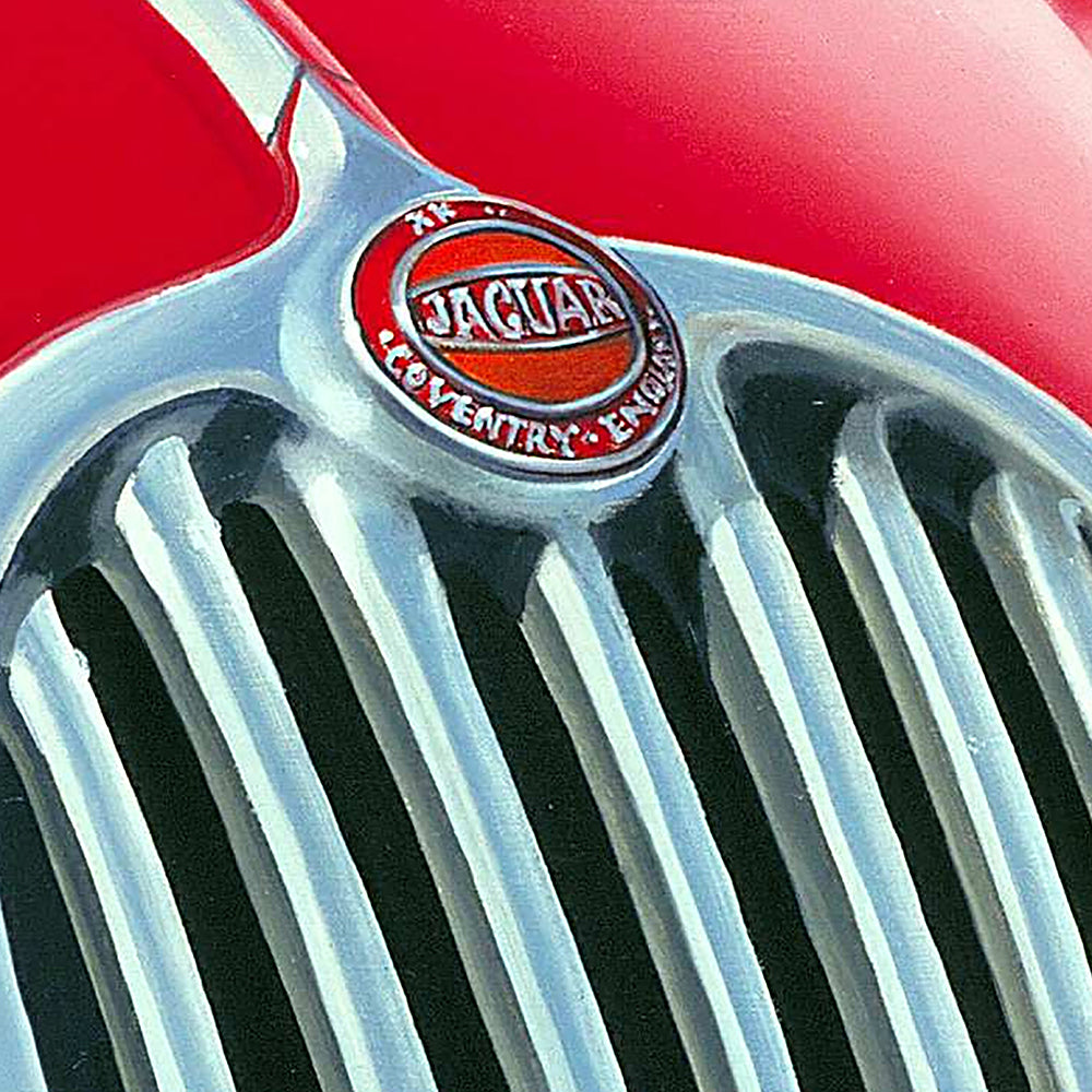 Auto-portrait_Jaguar._détail du sigle Jaguar