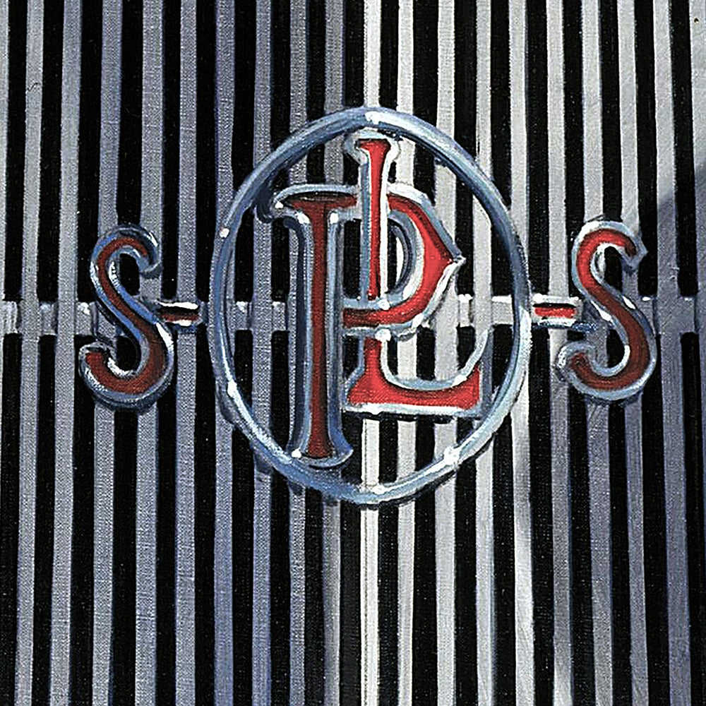 Auto-portrait Panhard. zoom sur la calandre par barraya-bis