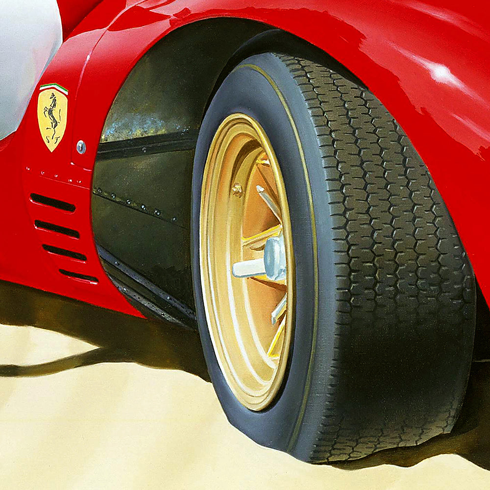 AutoPortrait-Ferrari P4. par barraya-bis  /détail pneu / imression HR