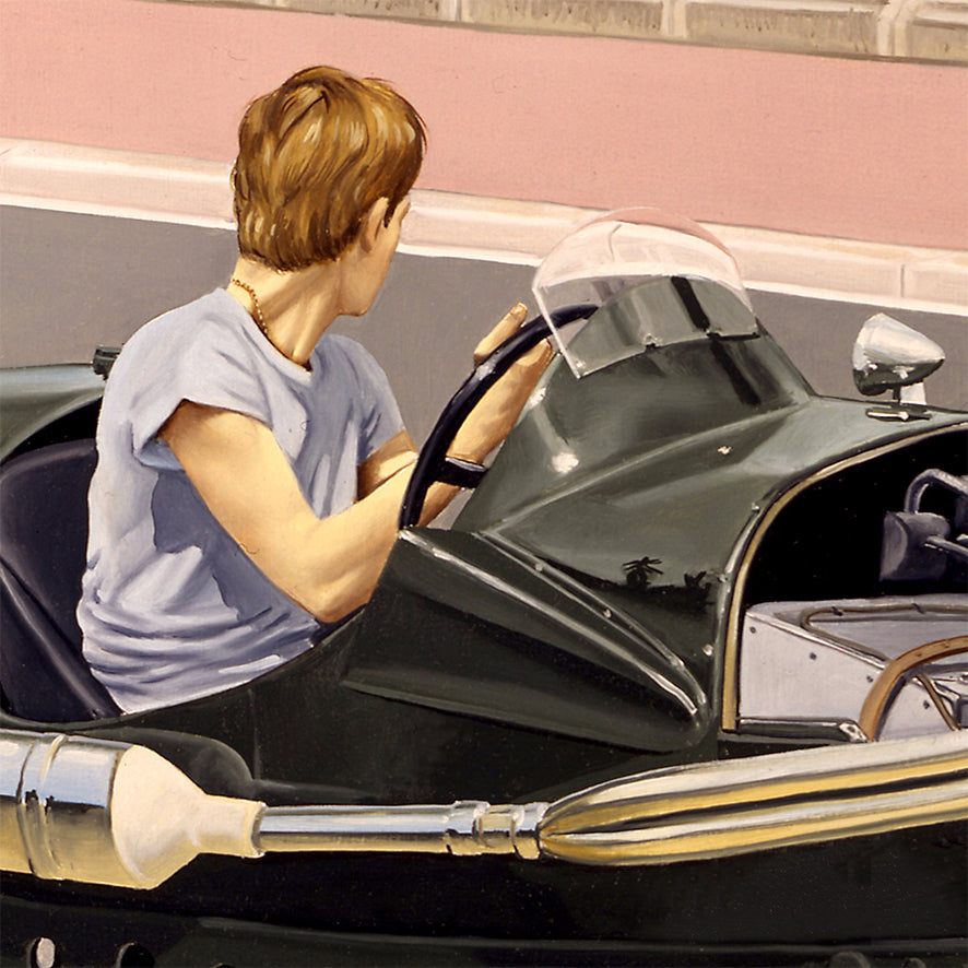 Deux voitures anglaises. Détail numéro 1