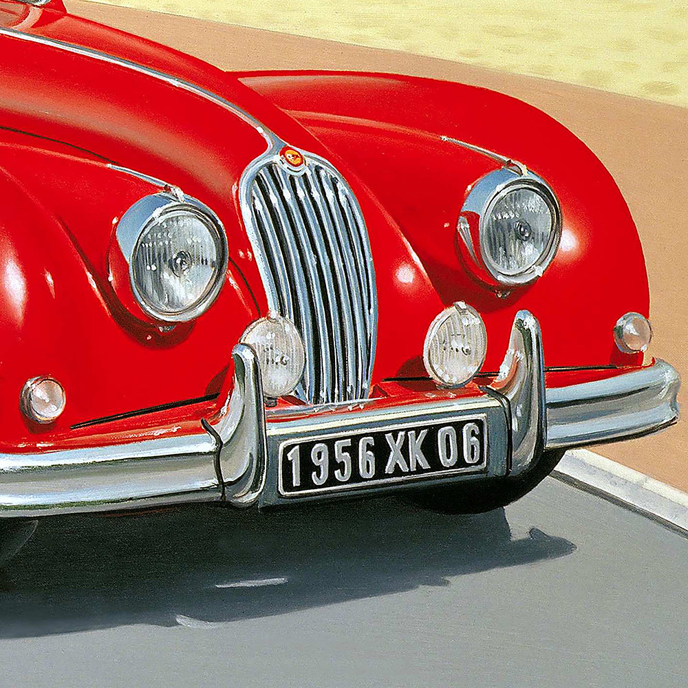 Elegance._par_Barraya-bis vue sur l'avant de la Jag. Impression numérique GR