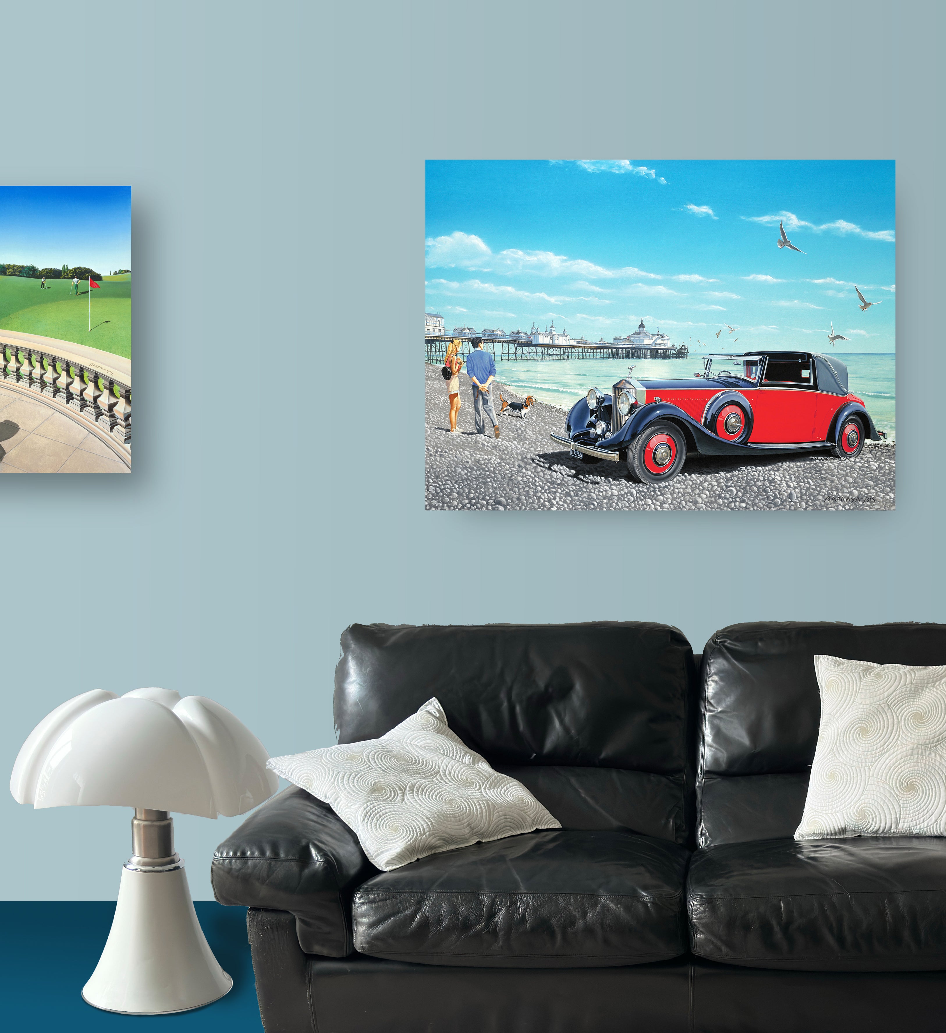 Escapade. accroche sur canapé  par barraya-bis Impression nmérique HR