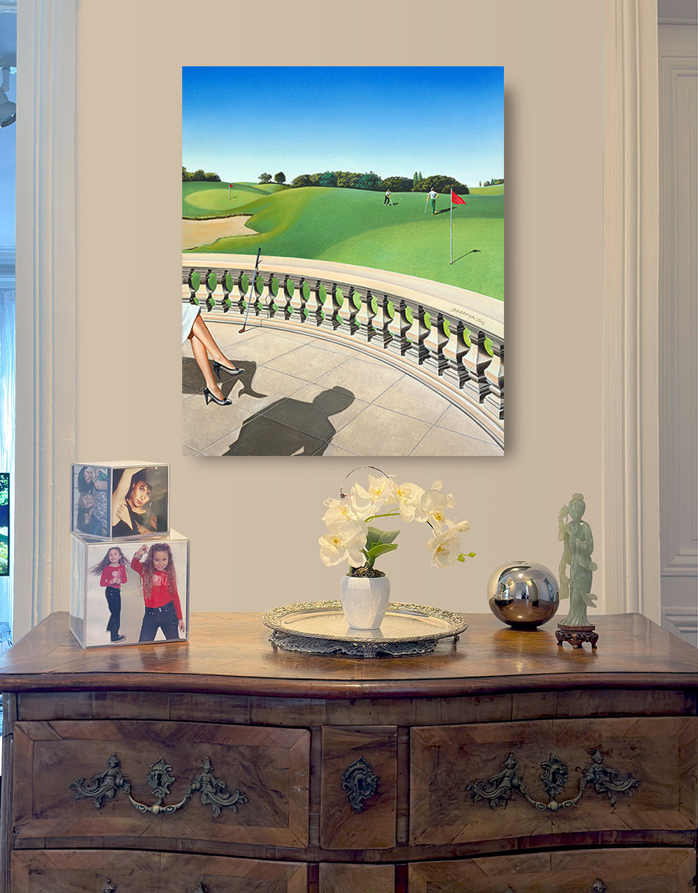 Golf dans une entrée d'appartement en Ipression HD par barraya-bis