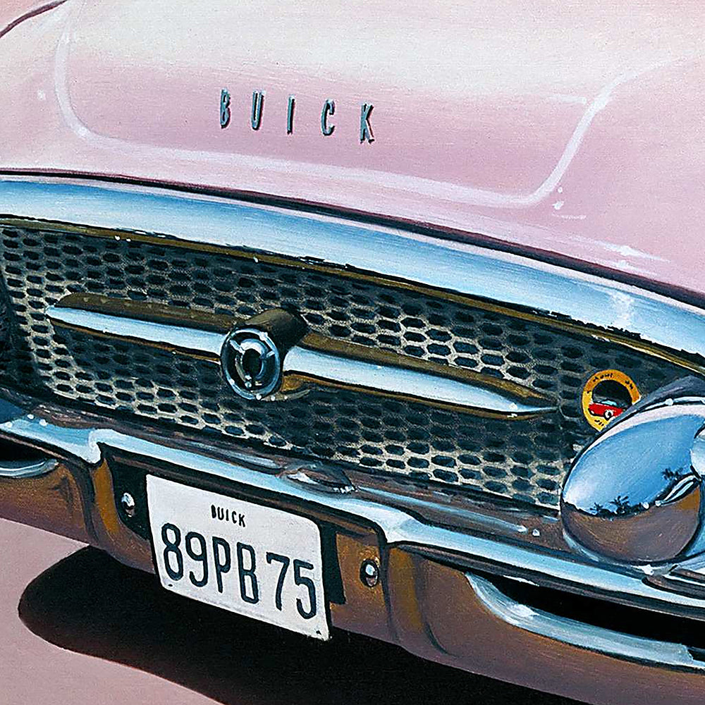 La vie en rose. par barraya-bis / zoom sur la Buick. / Impression HD