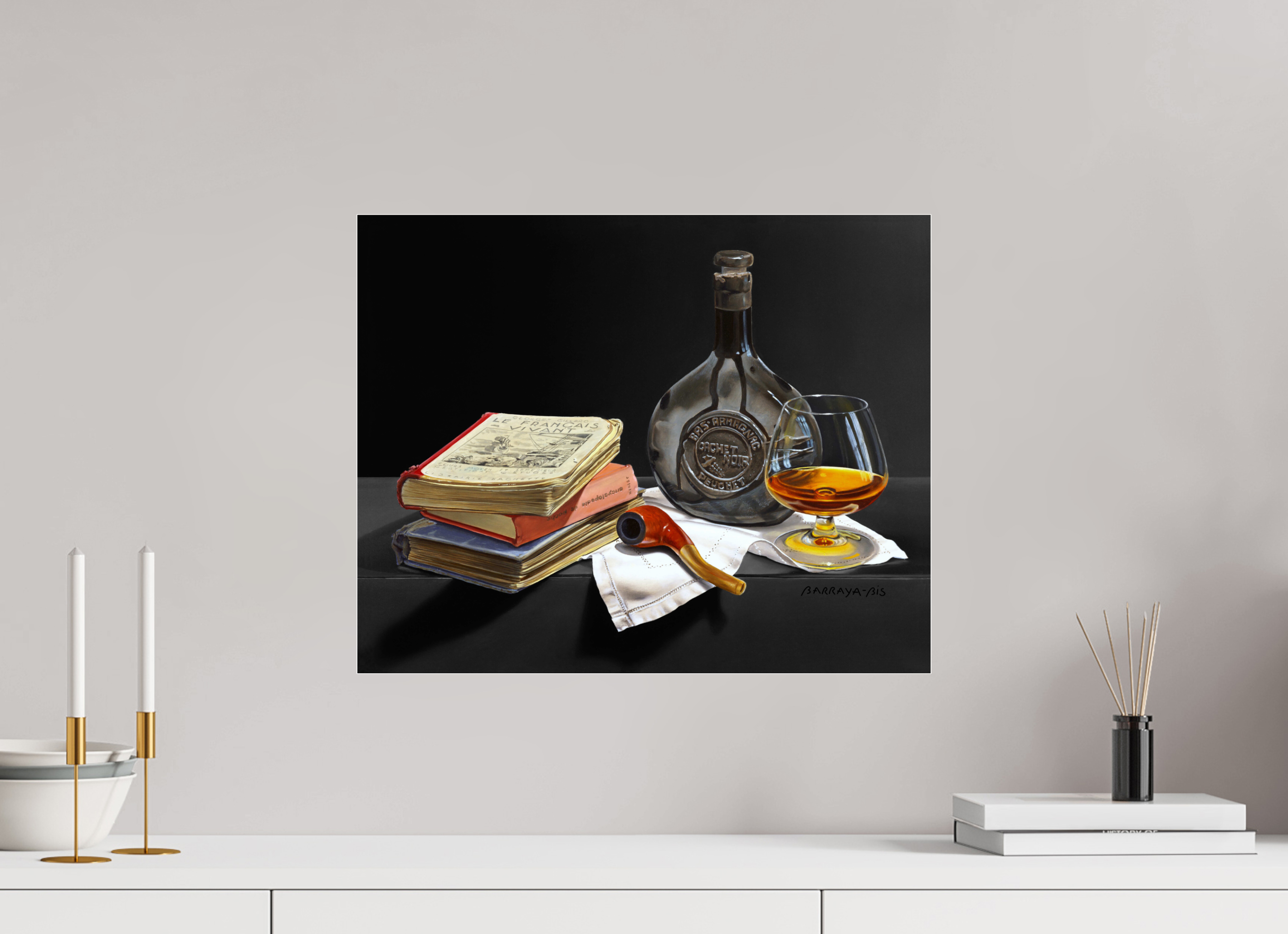 50 x 40 cm, Sous Plexiglas Brillant Le Français vivant