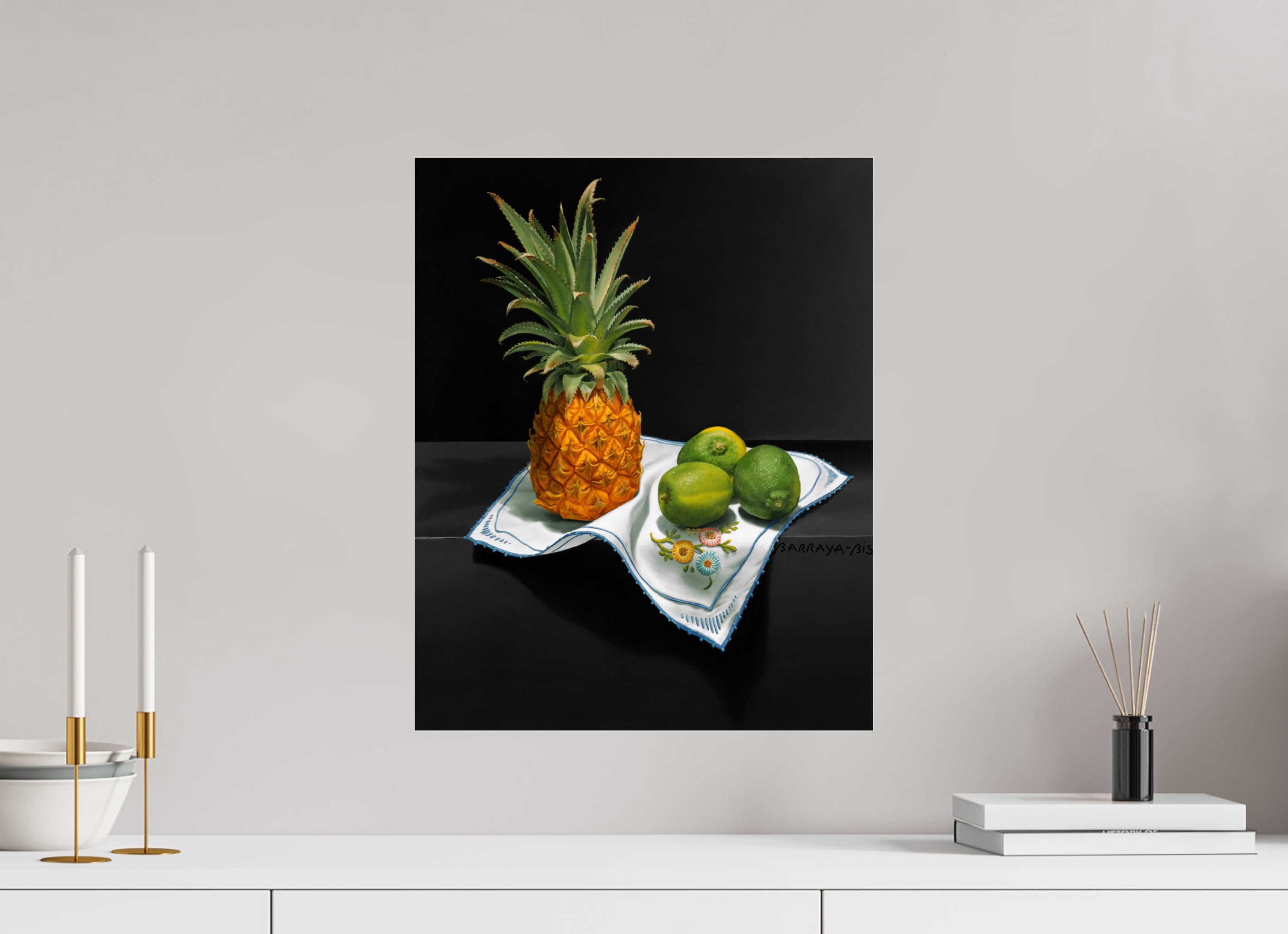 40 x 50 cm, Sous Plexiglas Brillant Le goût des iles.