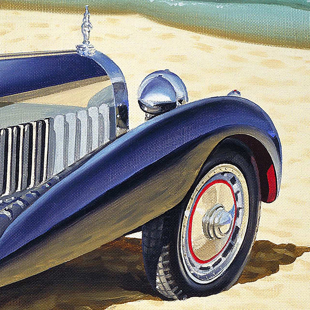 Plage_royale._BARRAYA-bis detail sur l'avant de la voiture Impression numérique Haute résolution