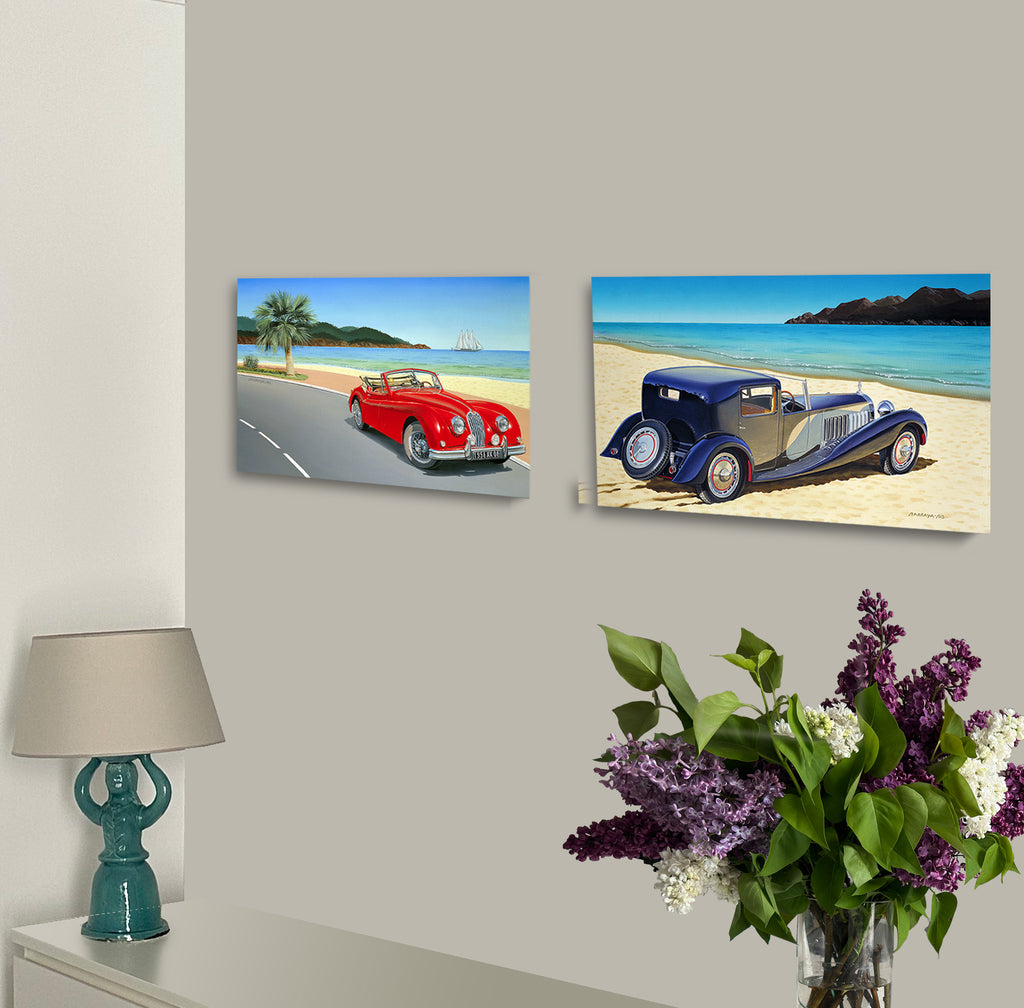 Plage_royale._BARRAYA-bis vue au mur avec un autre tableau Impressio HD