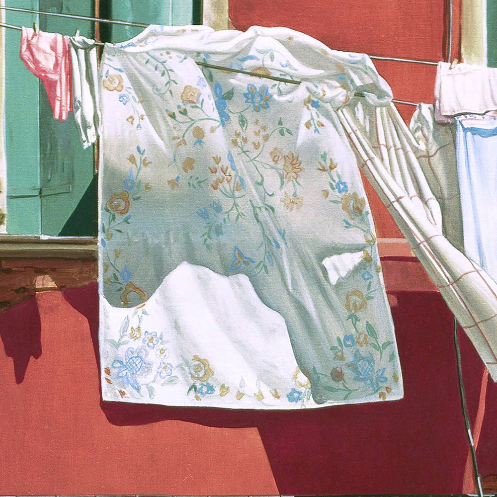 Sur la place ensoleilee. / barraya-bis /zvue sur le linge / <impression HD