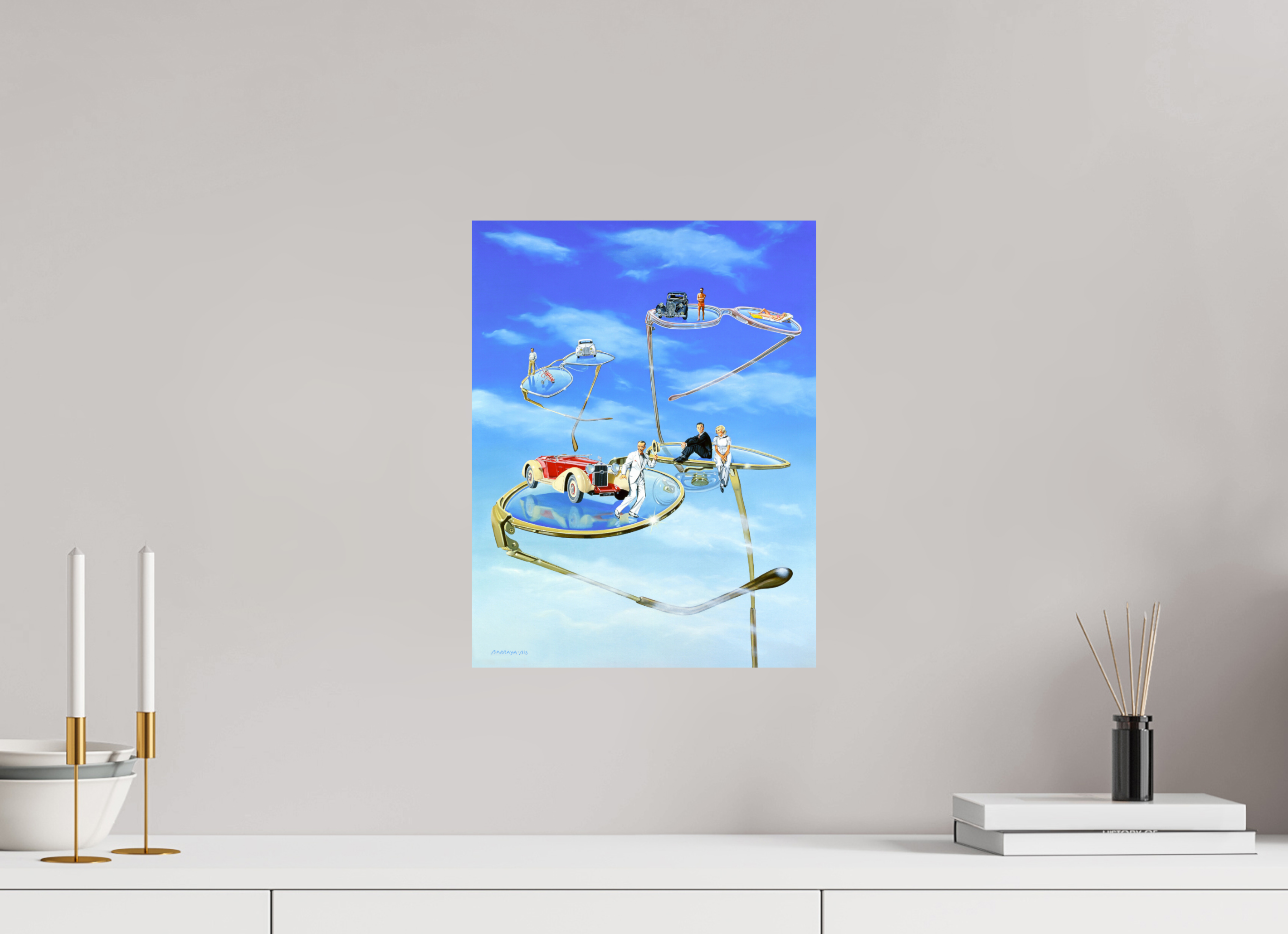 30 x 39 cm, Sur alu Dibond mat Tap-Dance.