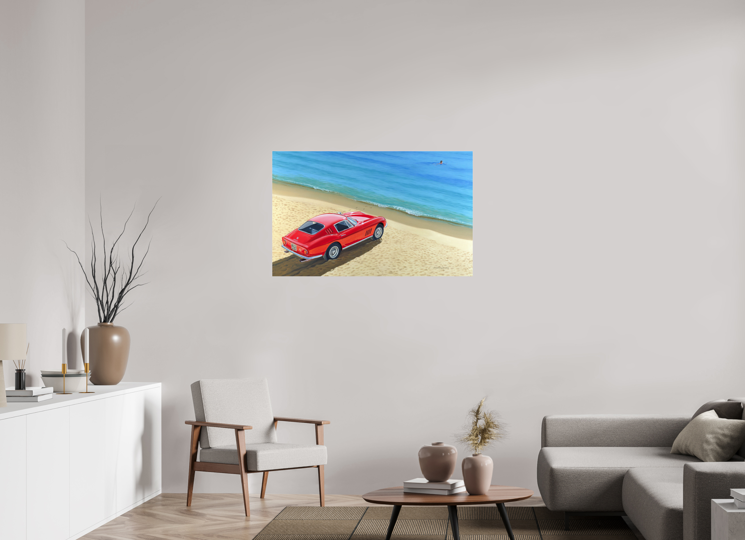 112 x 70 cm, Sous Plexiglas Brillant Toujours plus loin.