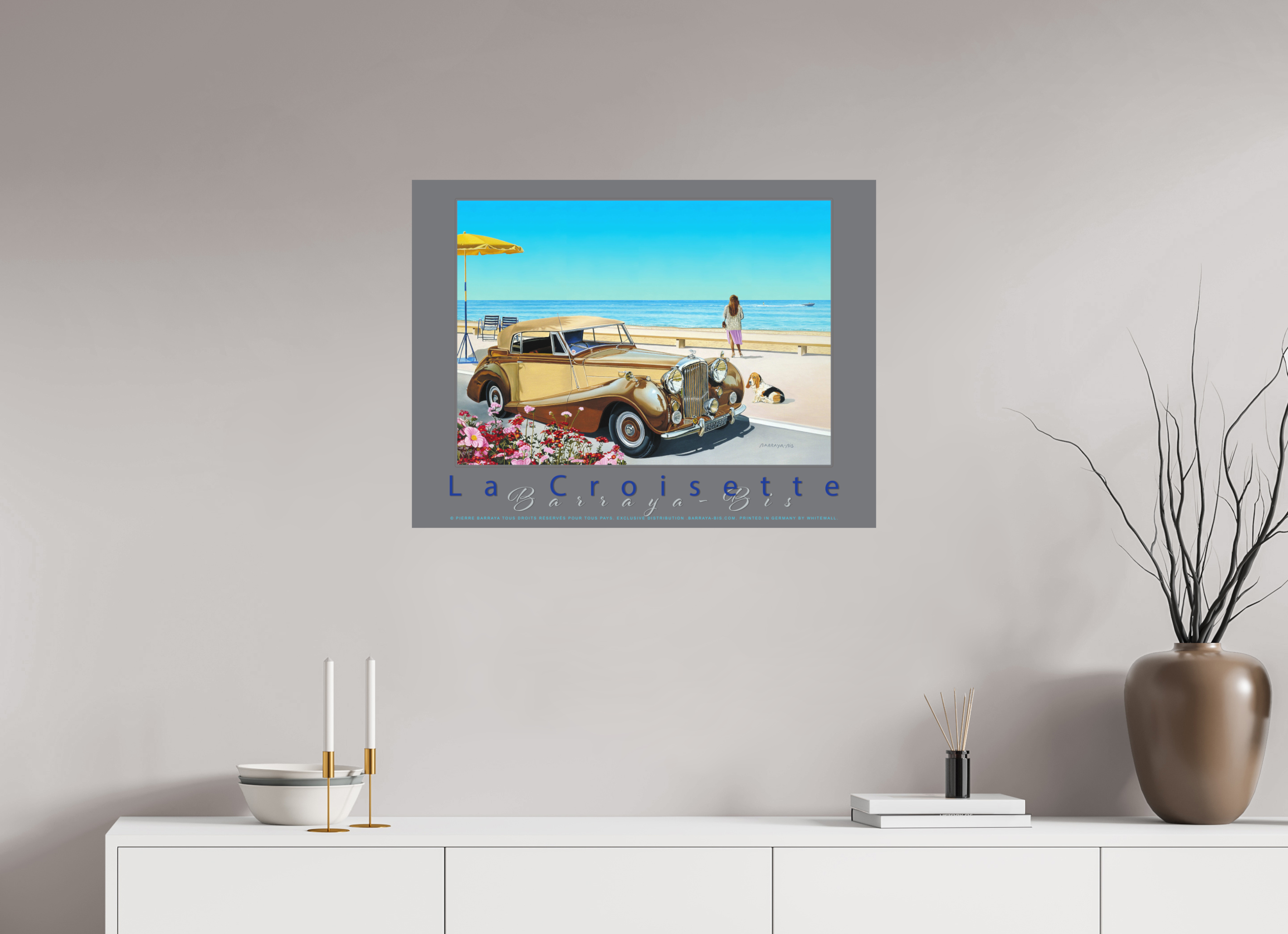 80 x 60 cm, sur papier mat Poster La Croisette.