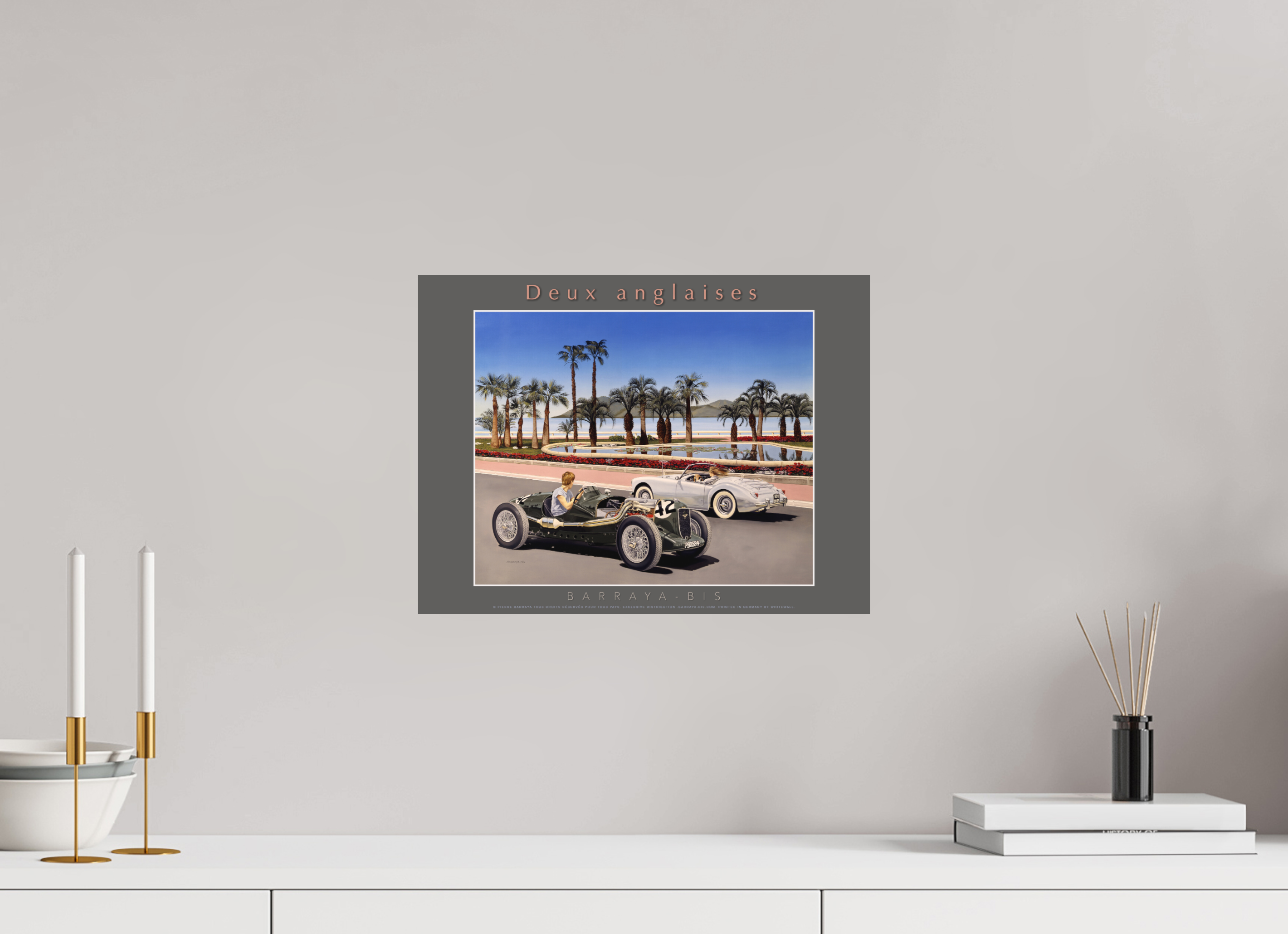 40 x 30 cm, sur papier mat Affiche Deux anglaises.