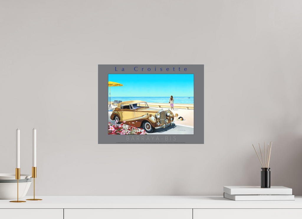 40 x 30 cm, sur papier mat Affiche La Croisette.