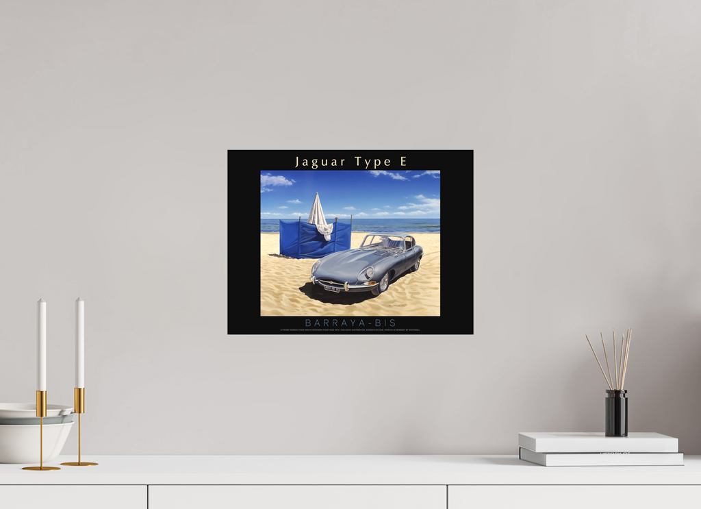 40 x 30 cm, sur papier mat Affiche Jag Type-E