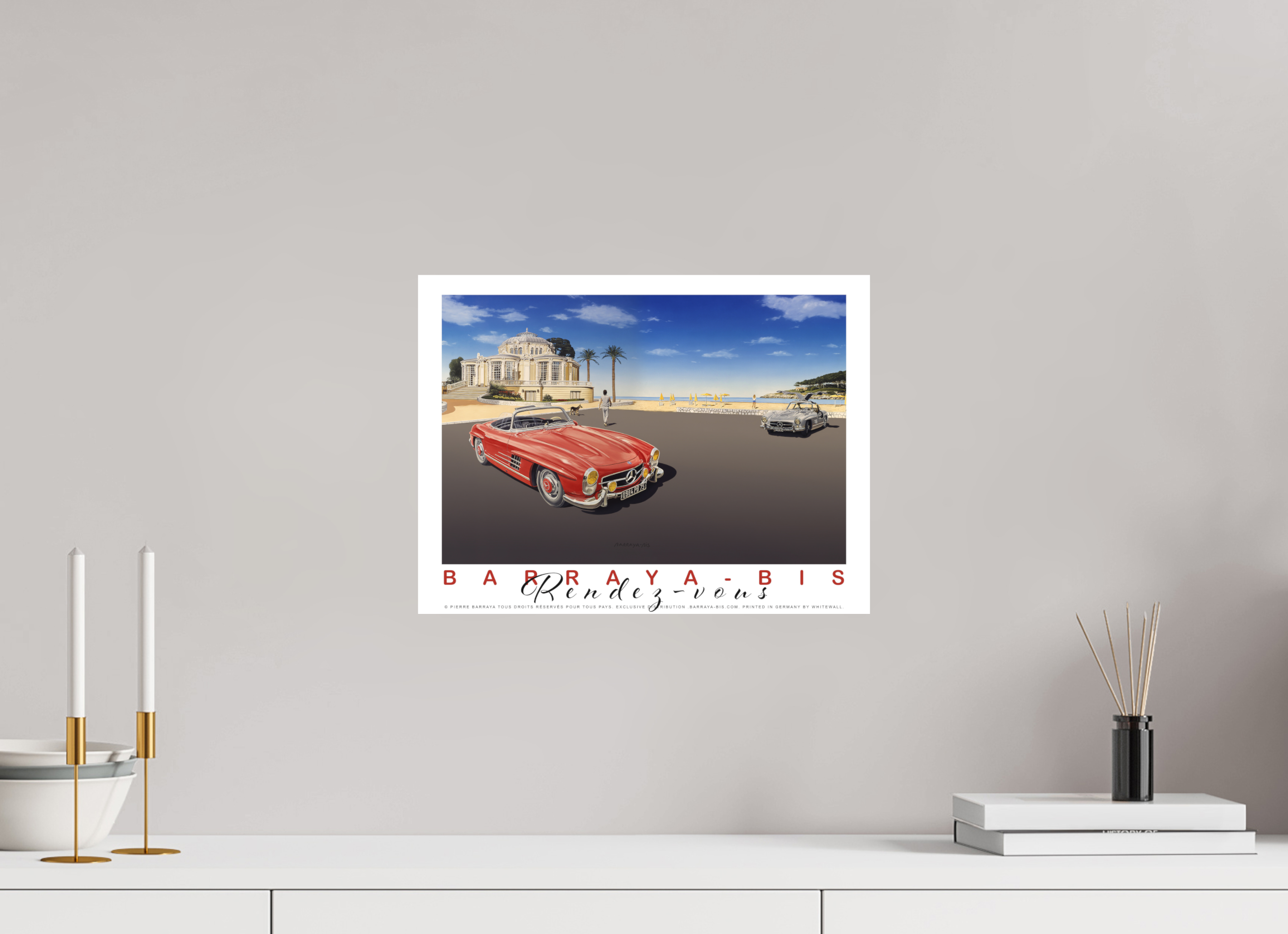 40 x 30 cm, sur papier mat Affiche Rendez-vous.