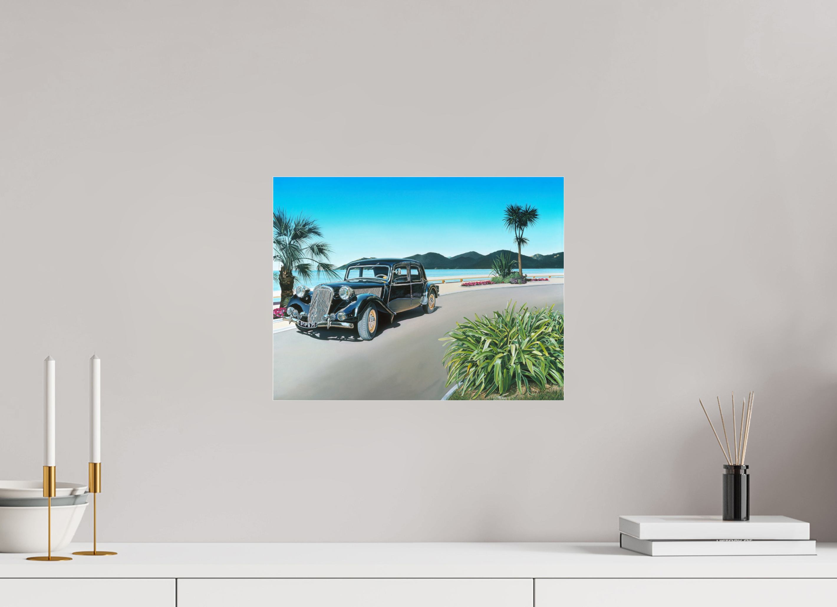 39 x 30 cm, Sous Plexiglas Brillant Souvenirs.