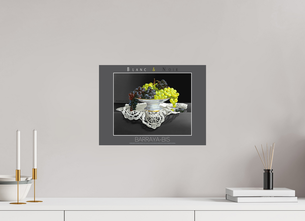 40 x 30 cm, sur papier mat Affiche Blanc et noir