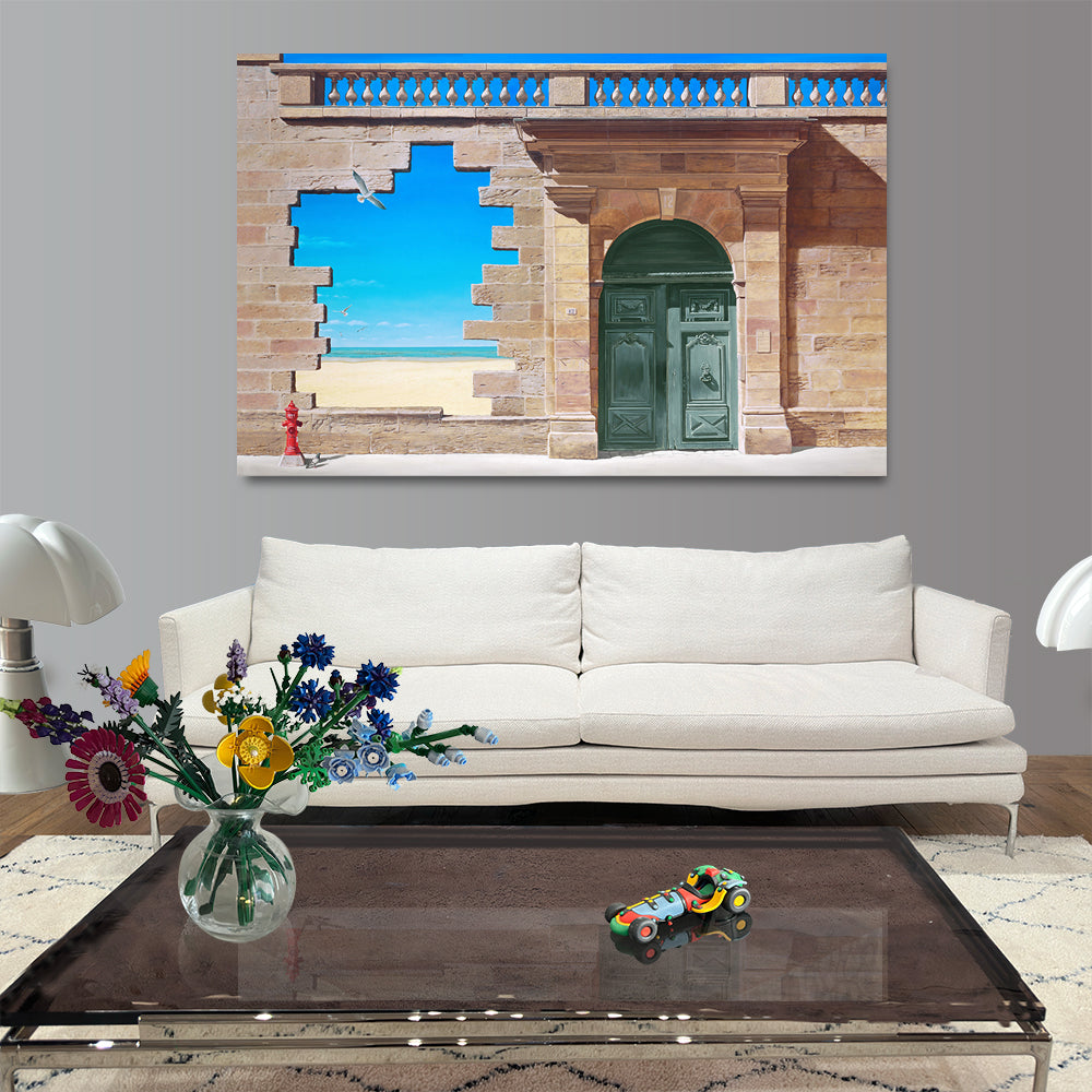 Imagine en grand. en situation dans un appartement. dimensions 180 x 120 cm